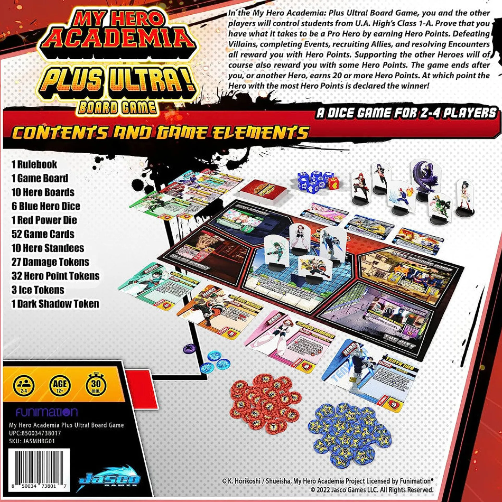My Hero Academia: Plus Ultra! Strategy Board Game