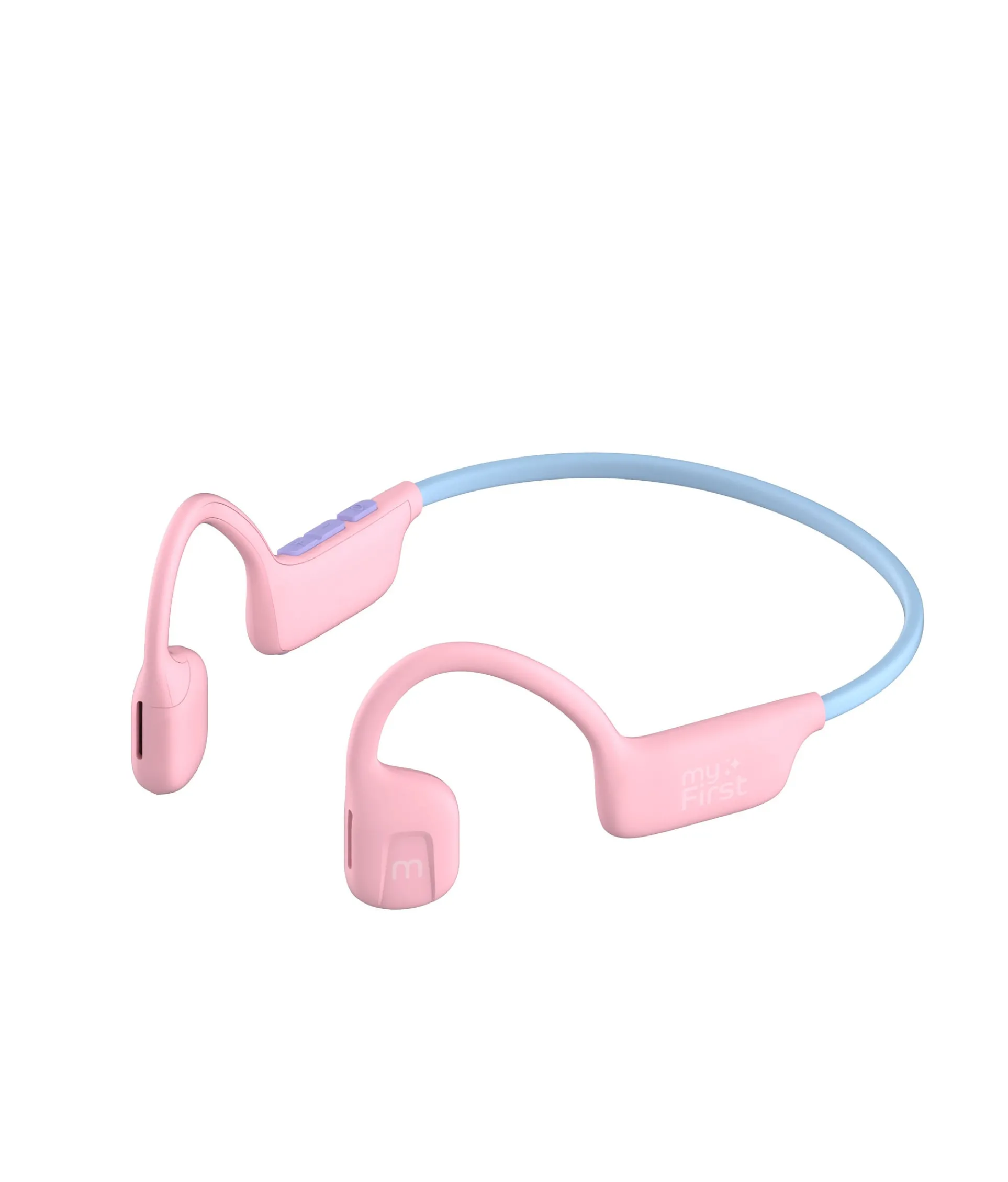 myFirst Headphones Airwaves: Pink, Kids' Wireless Open-Ear Model