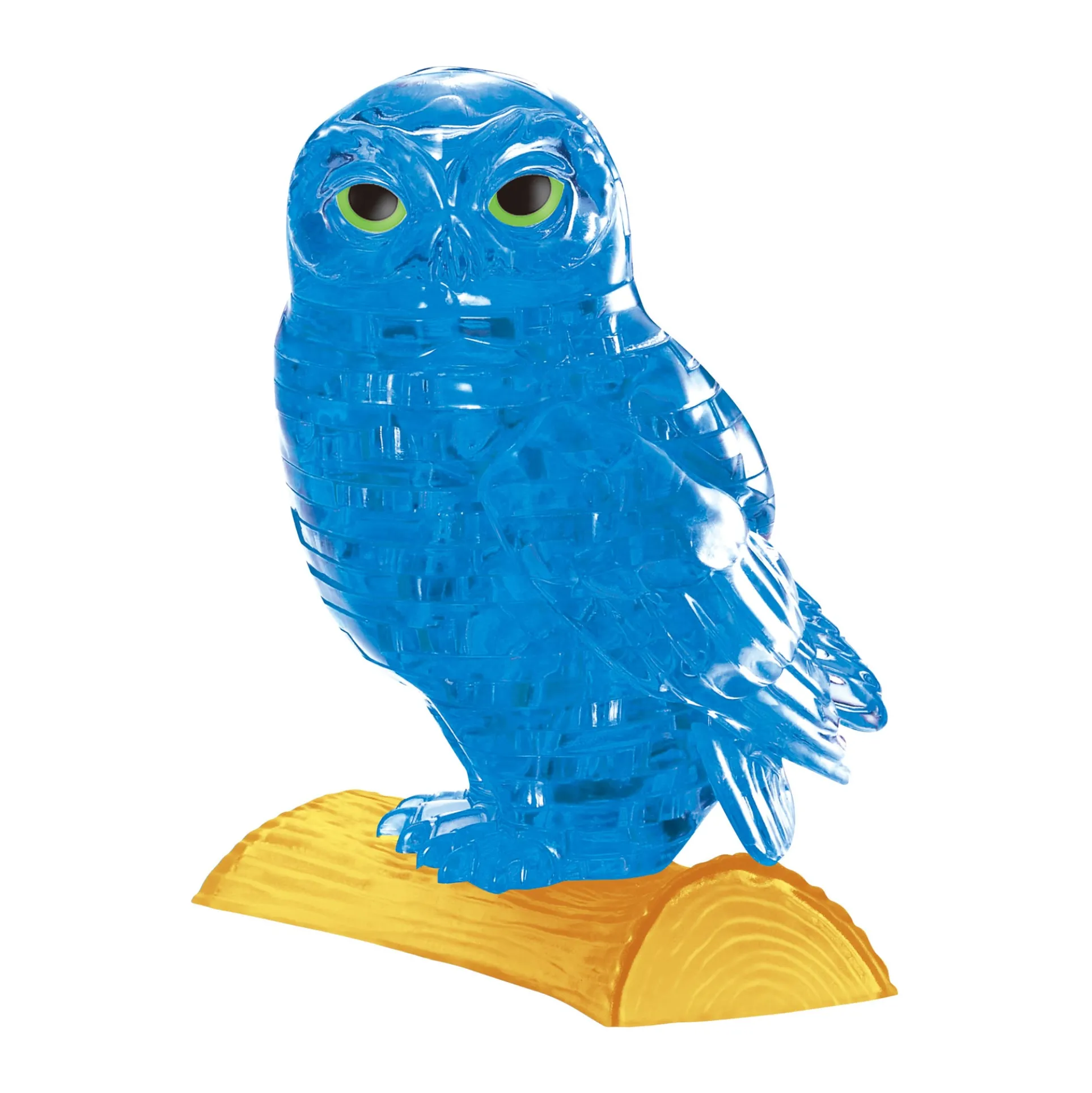 Mystical Blue Owl 3D Crystal Puzzle - 42 Piece Set