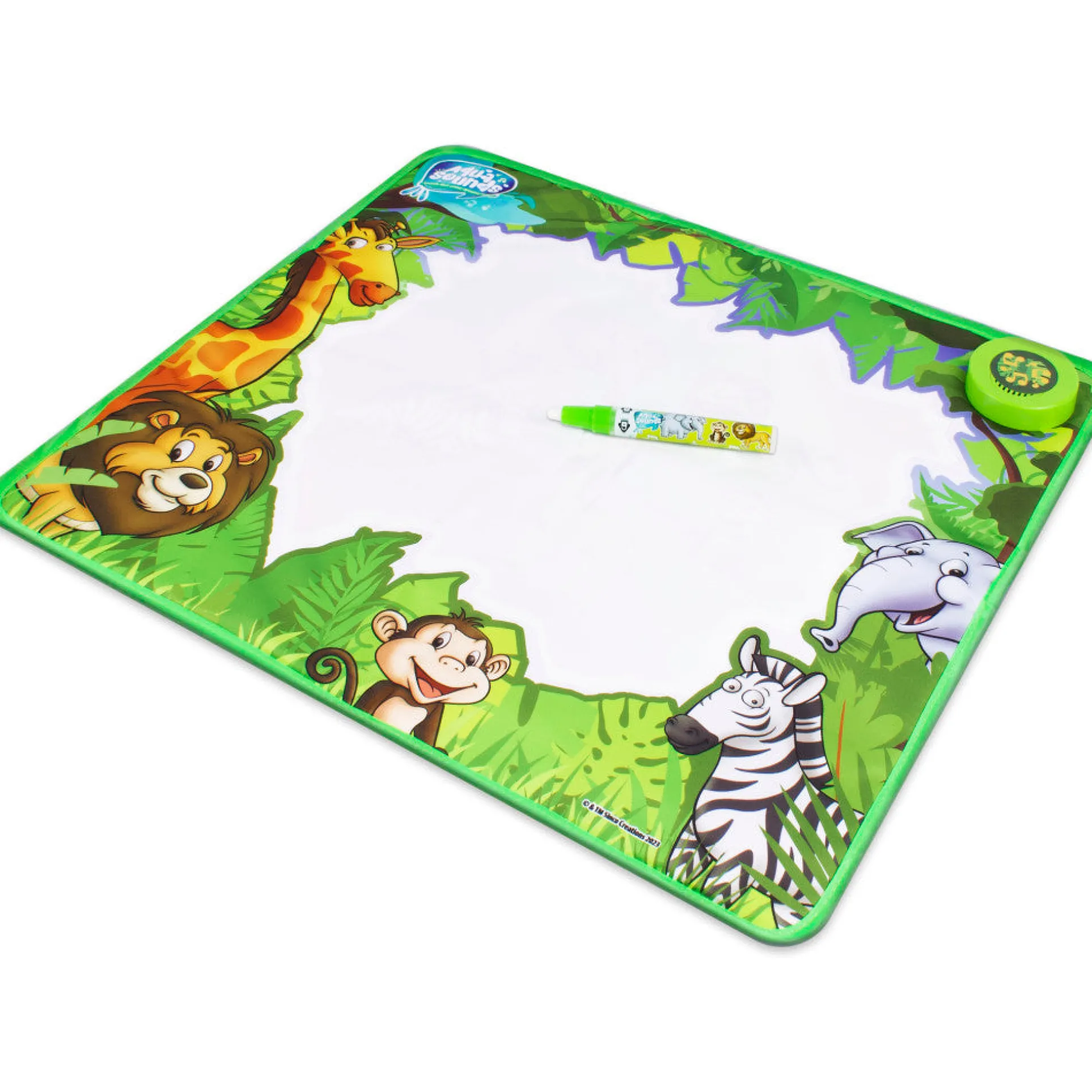 Aqua Sounds Jungle Adventure Magic Drawing Mat - Interactive Water Drawing