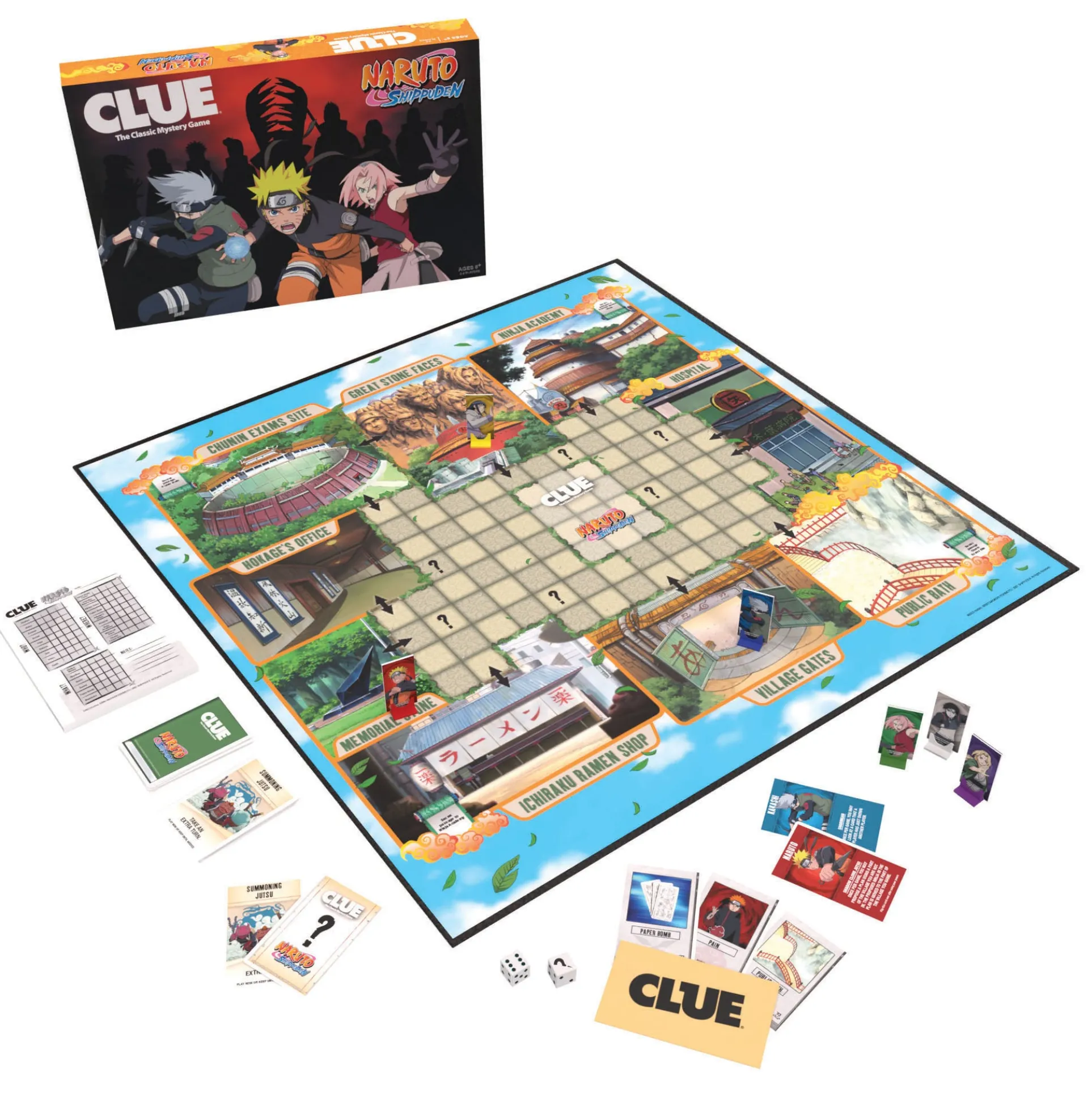 Naruto Shippuden CLUE Board Game