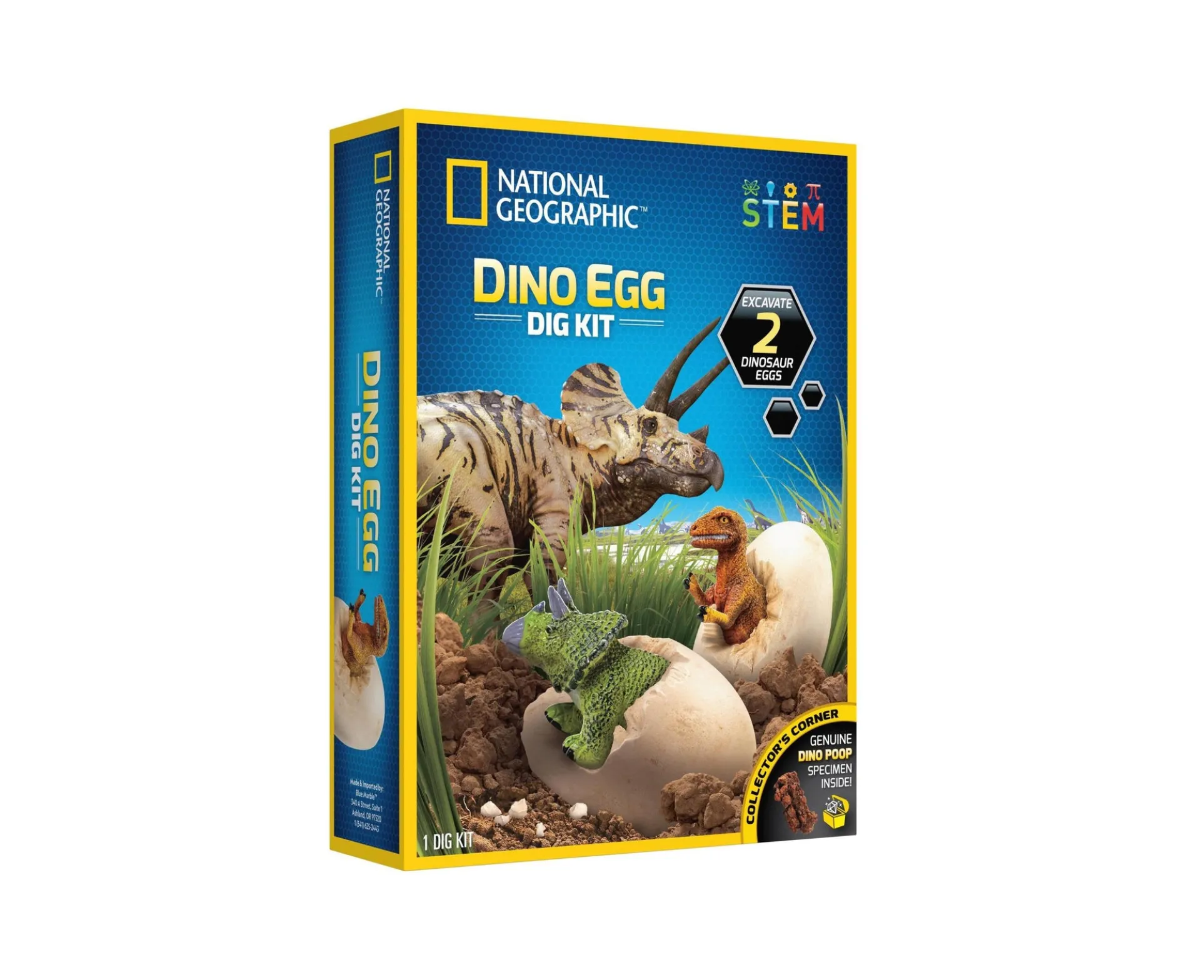 National Geographic Dino Egg Dig Kit ‚Äì Excavate Real Dinosaur Figures
