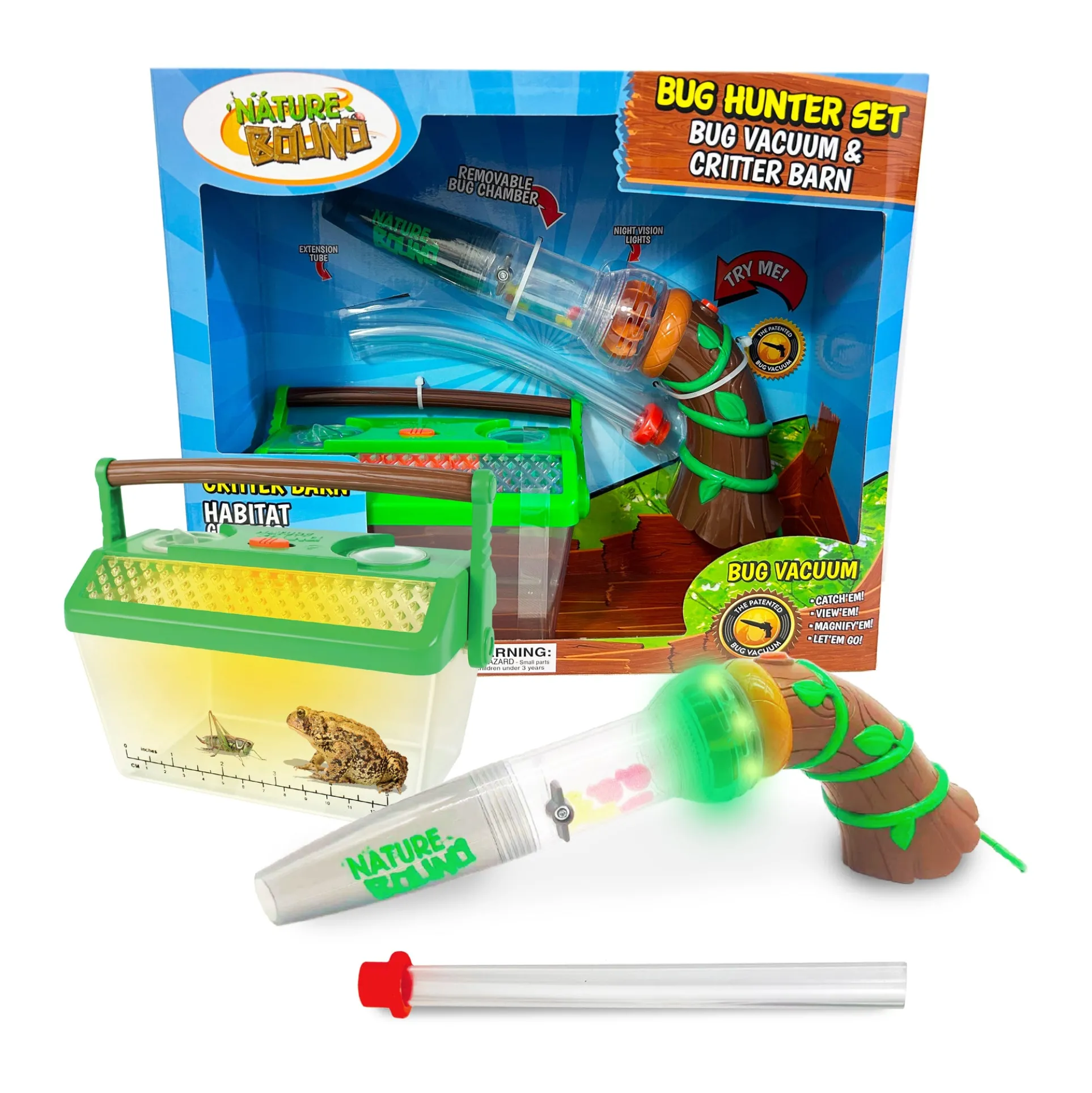 Nature Explorer’s Ultimate Bug Hunter Set: Bug Vacuum & Critler Barn