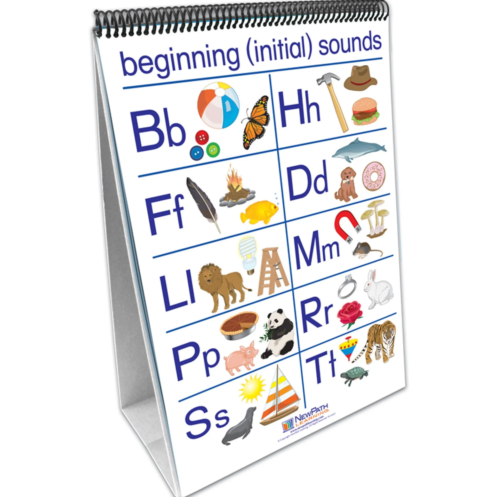 NewPath Learning Early Childhood ELA Readiness Flip Chart - Phonemic Awareness
