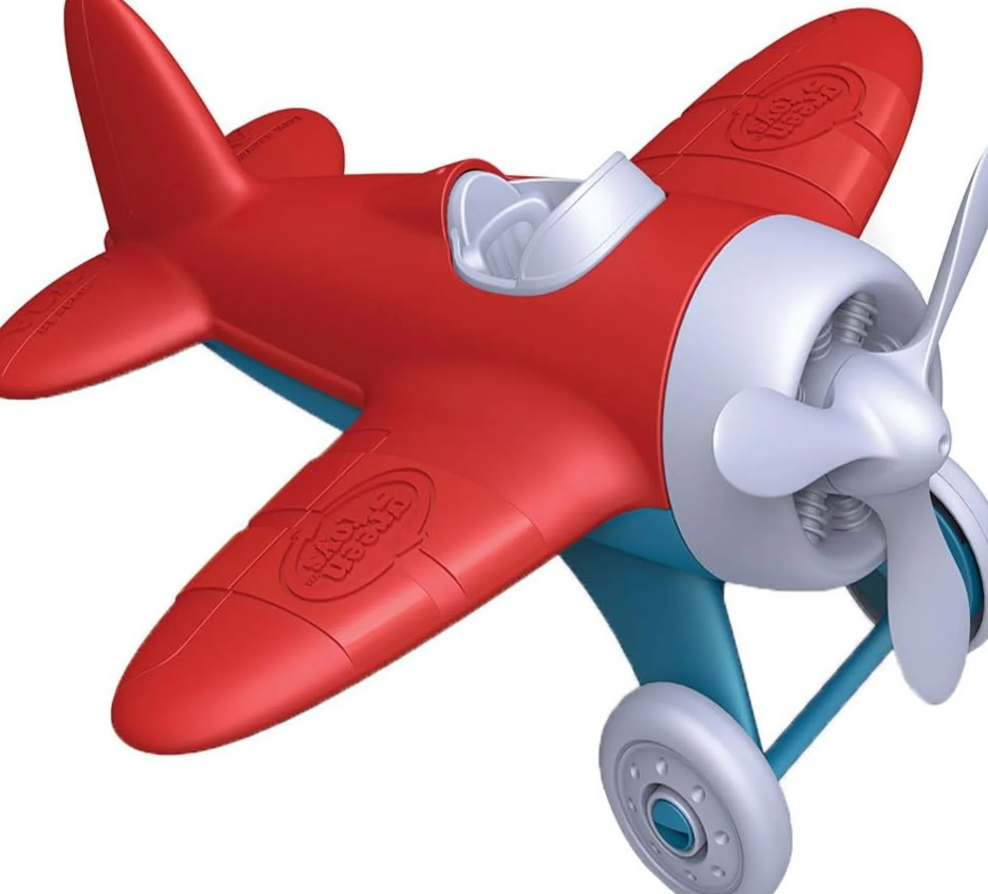 Green Toys Eco-Friendly Red Airplane for Children - BPA & Phthalates Free