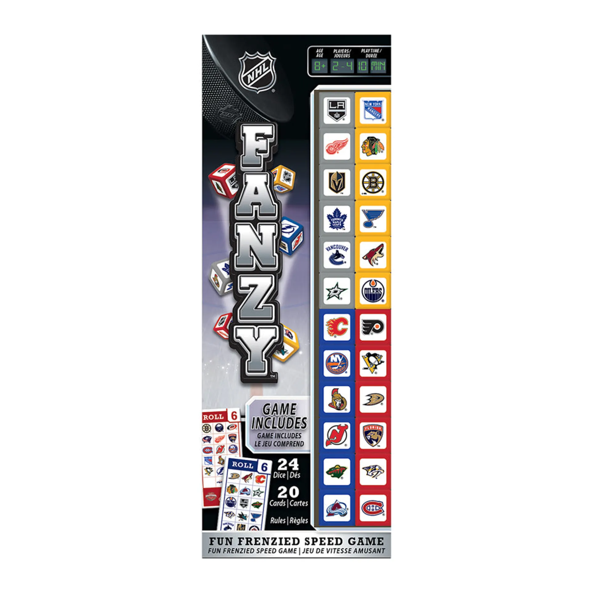 NHL Official Licensed Fanzy Dice Game