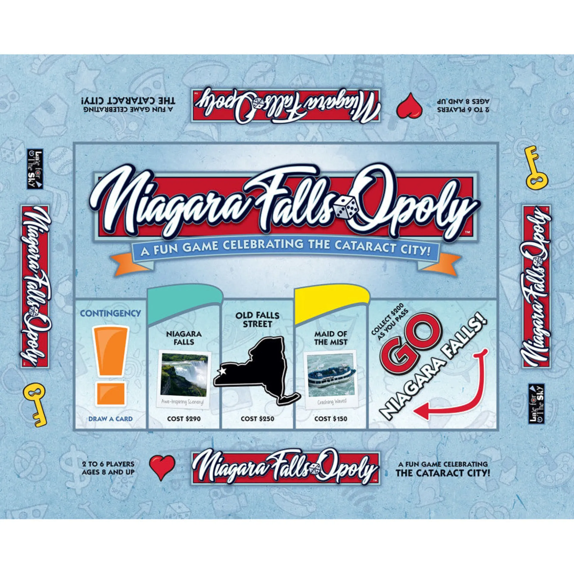 Niagara Falls-Opoly Themed Family Board Game by Late For The Sky