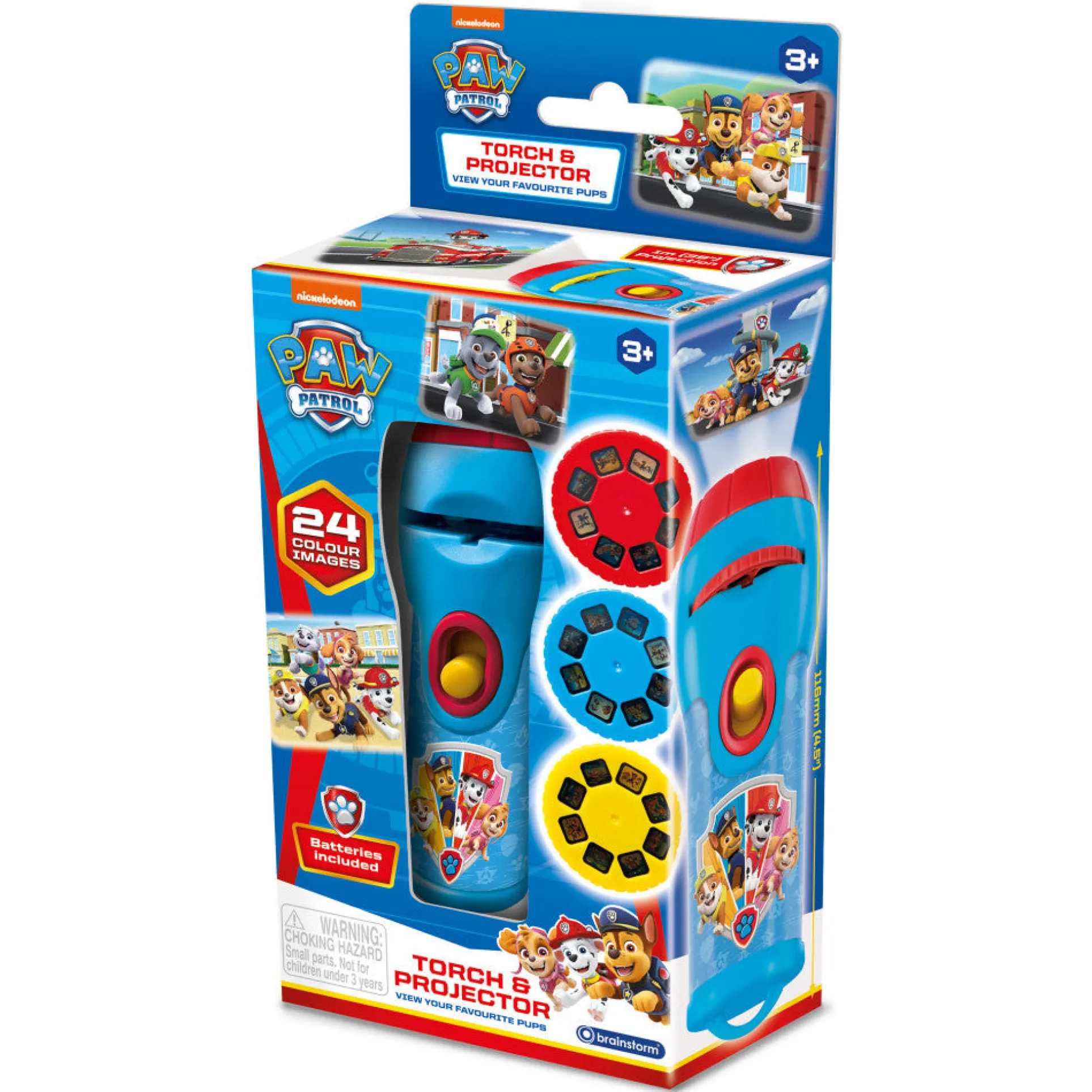 Nickelodeon Paw Patrol Projector Flashlight - Interactive Toy for Ages 3+