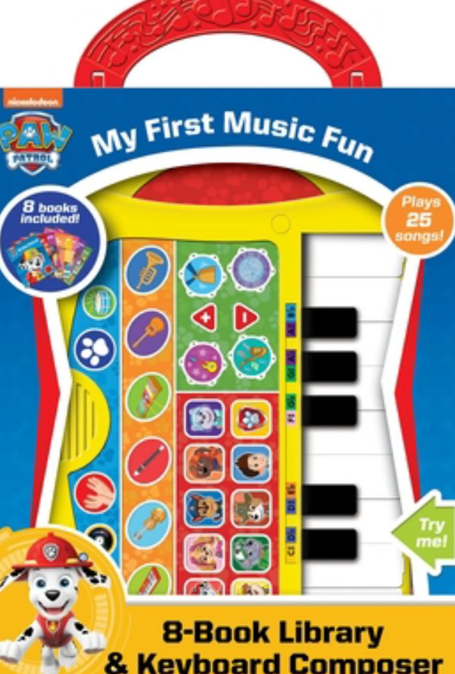Nickelodeon PAW Patrol My First Music Fun 8-Book Set with Keyboard