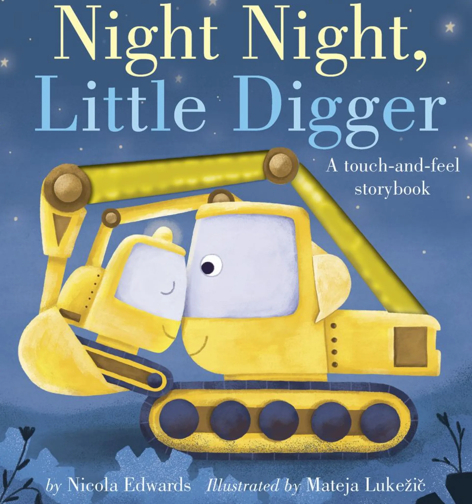 Night Night, Little Digger Touch-and-Feel Board Book