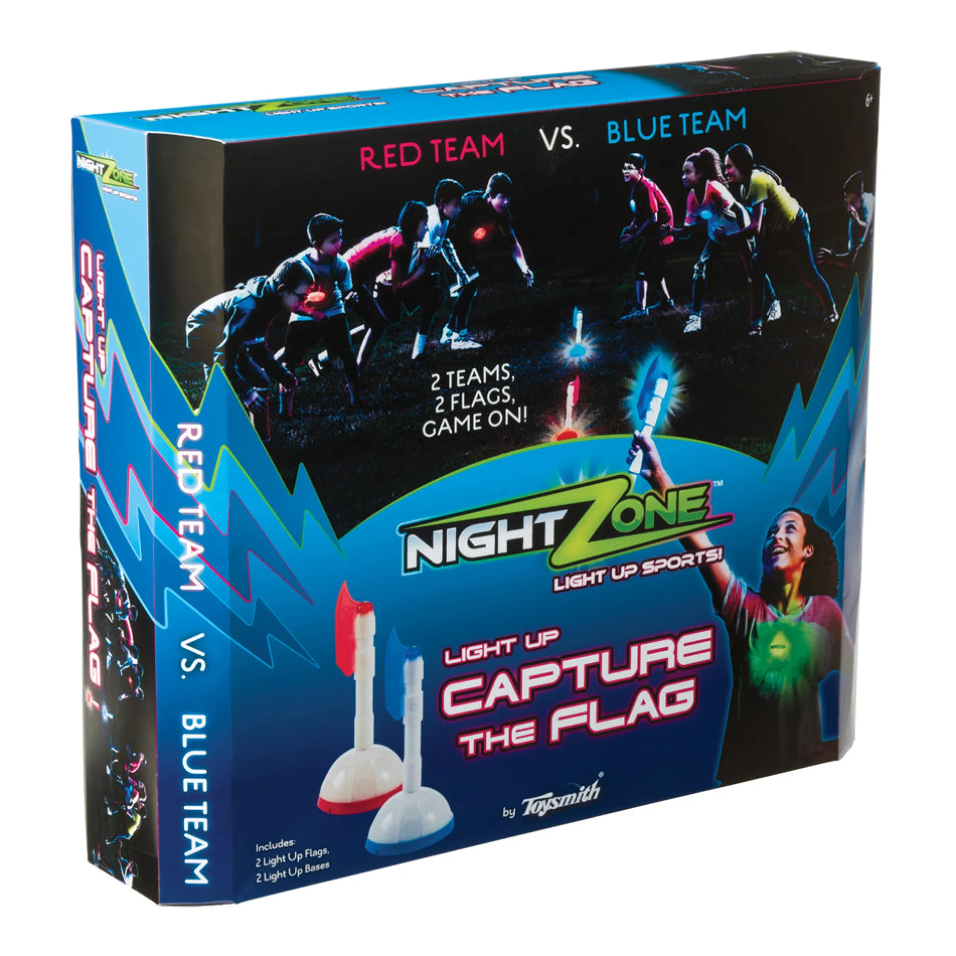 NightZone Light Up Capture the Flag Game Set