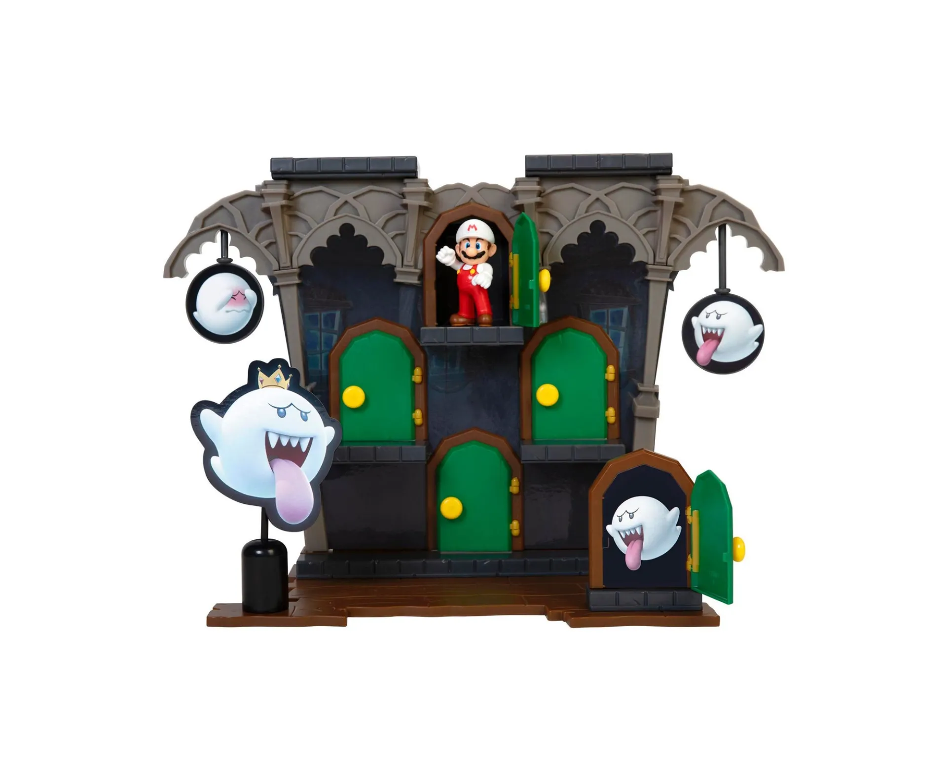 Nintendo Deluxe Boo Mansion Playset with Fire Mario Figure