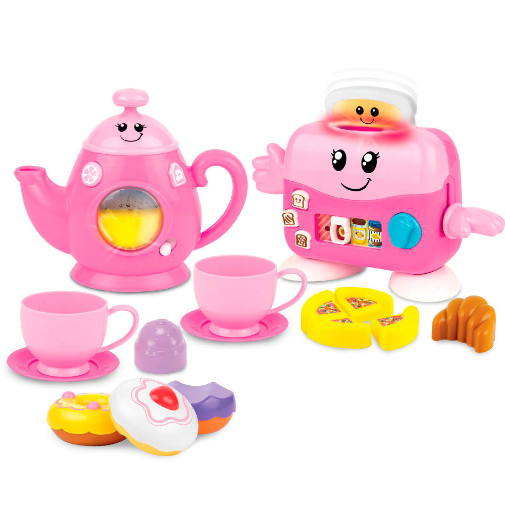 Winfun Mycook Master Toast 'N Fun Tea Set – Pink
