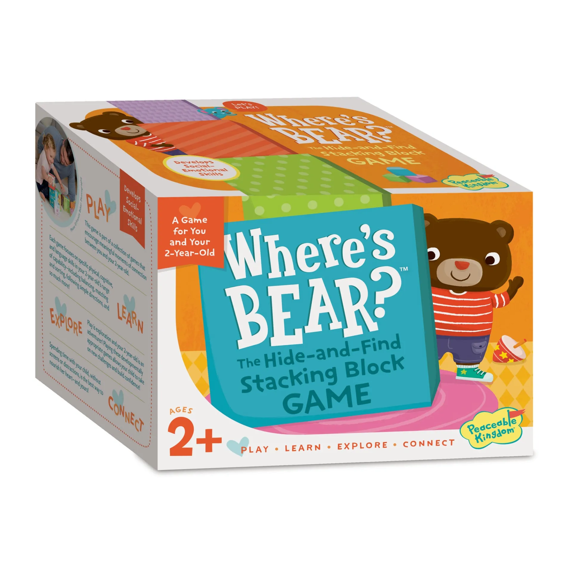 Where's Bear? Hidden Bear and Block Game for Toddlers