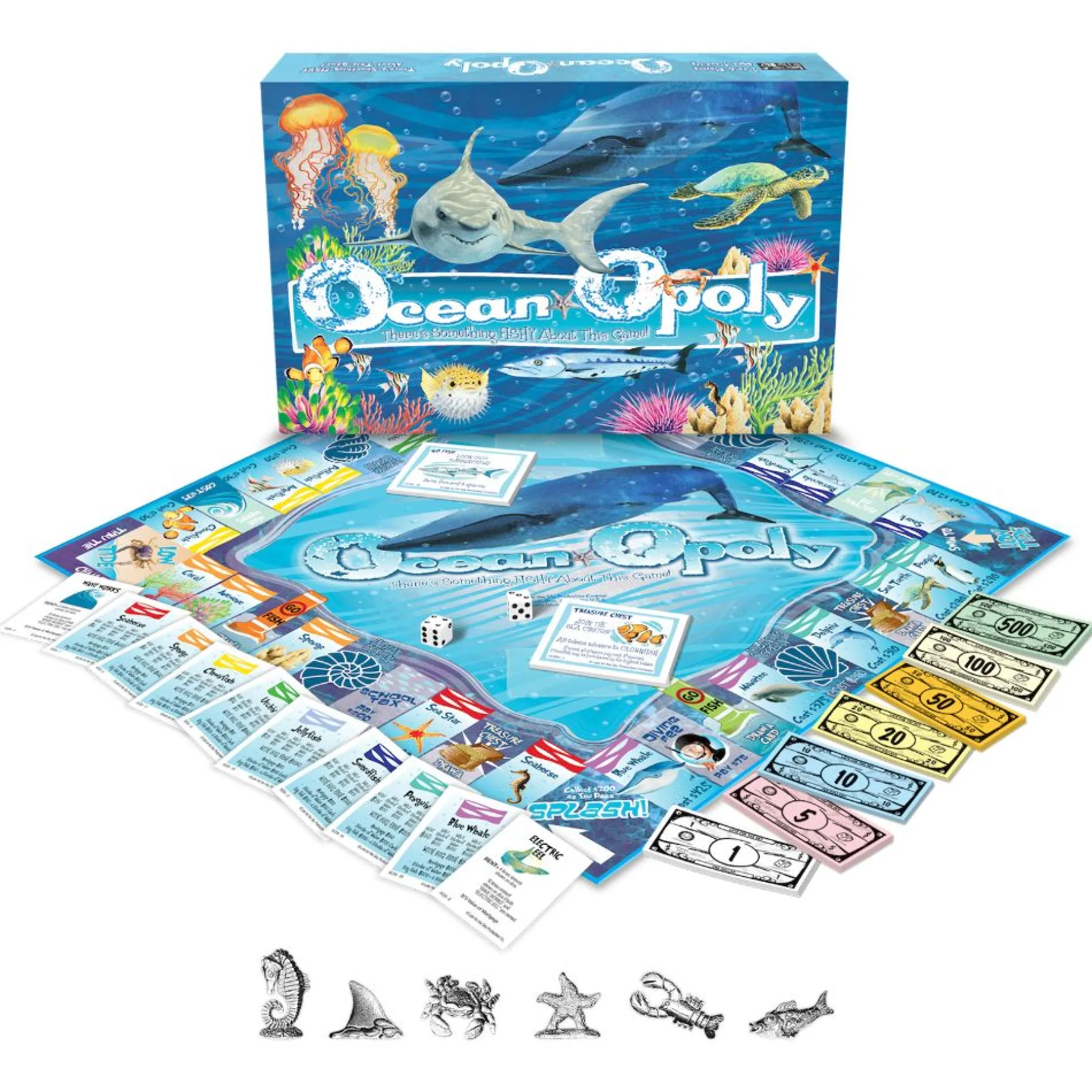 Ocean-Opoly Marine Life Exploration Board Game
