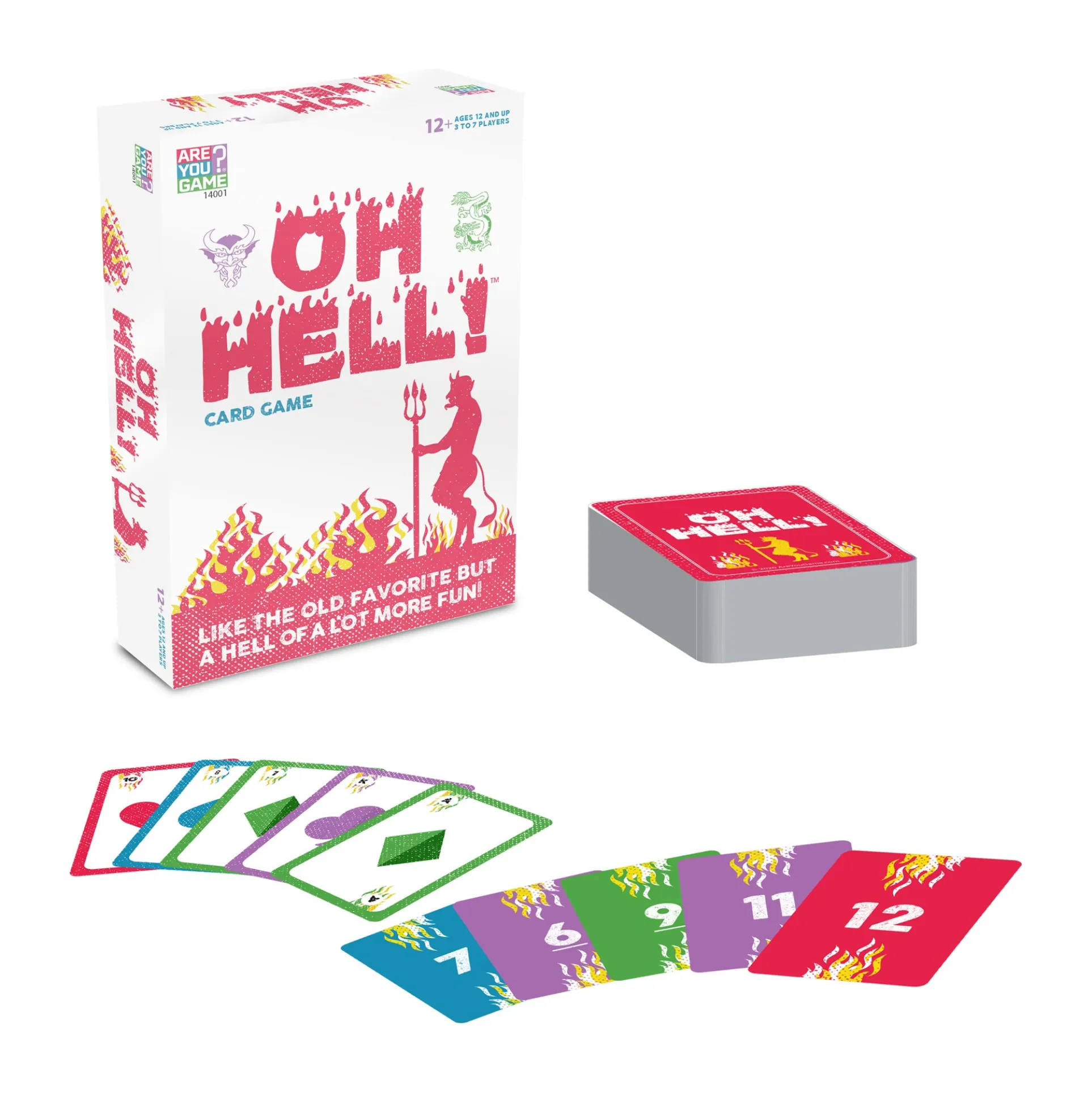 Oh Hell Vintage Card Game: Strategy and Luck Deck Game