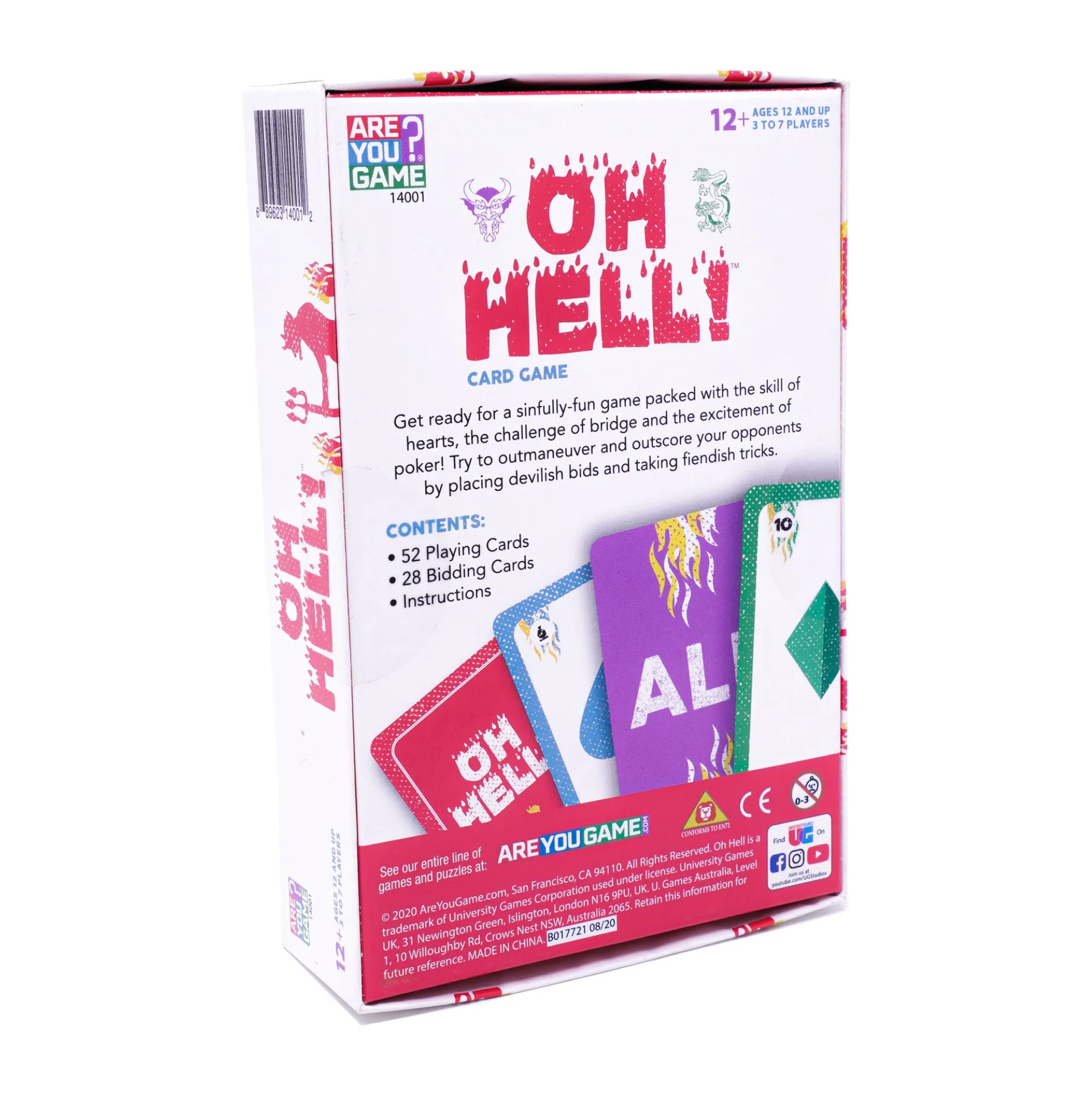 Oh Hell Vintage Card Game: Strategy and Luck Deck Game