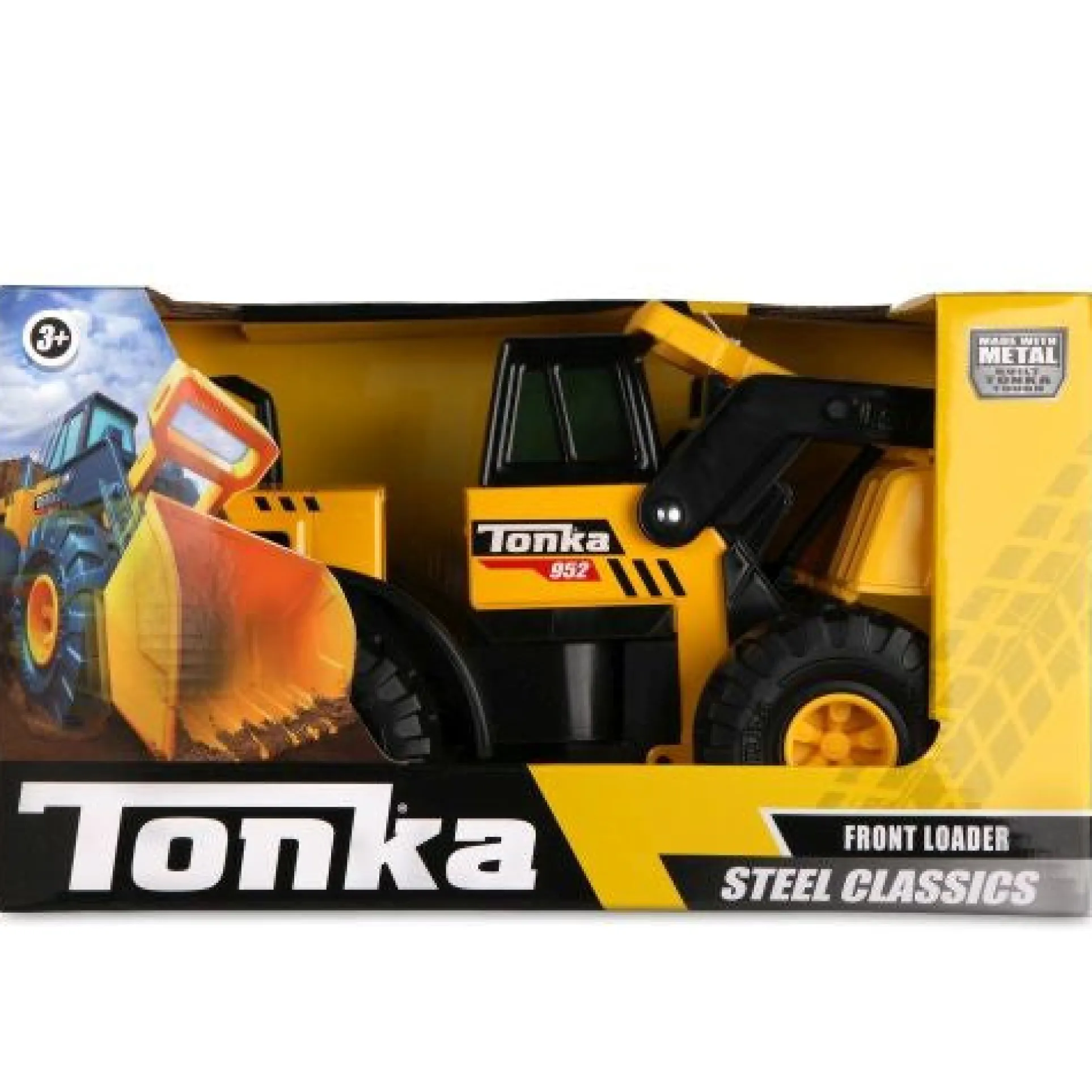 Tonka Steel Classics Front Loader - Durable Construction Toy