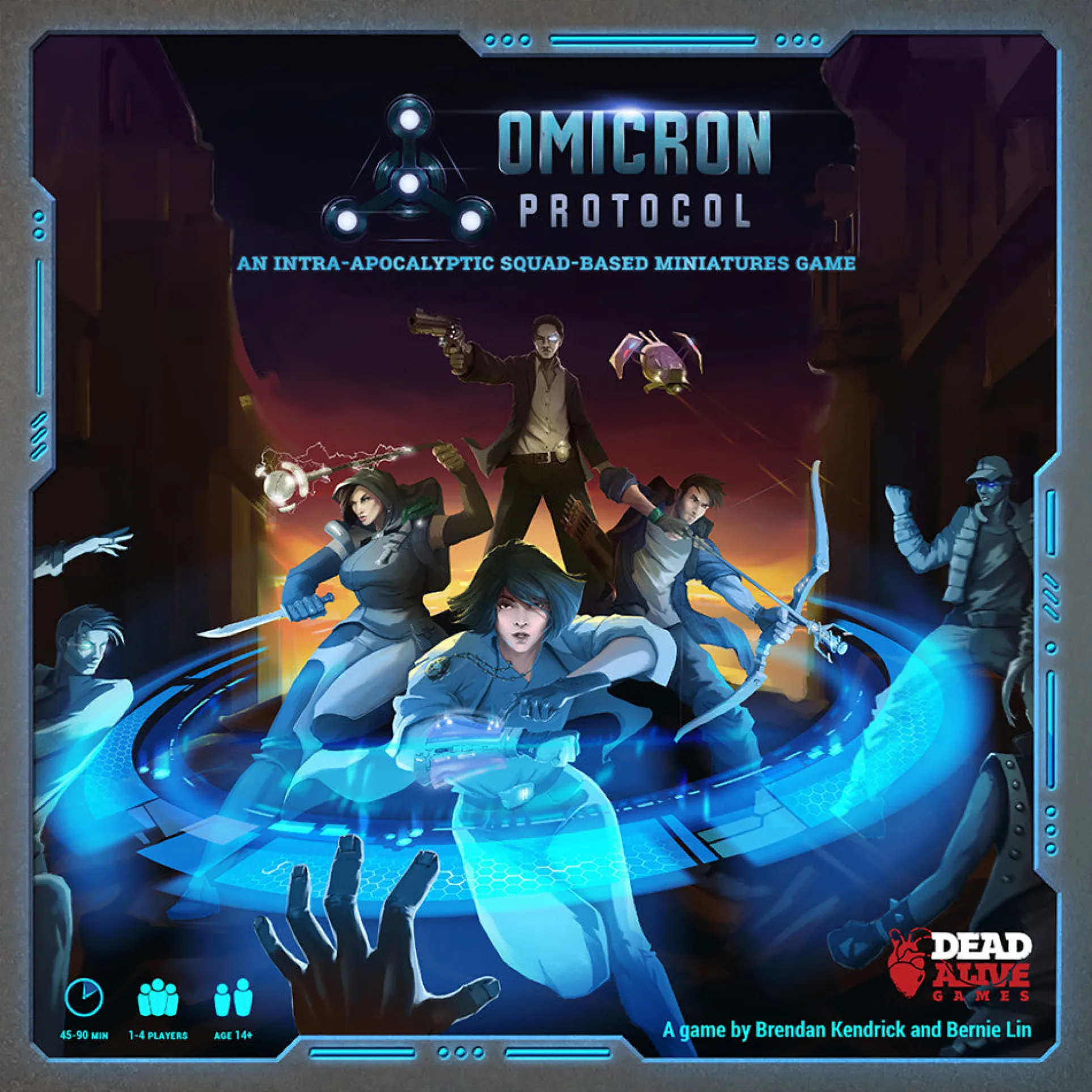 Omicron Protocol - 32mm Cyberpunk Miniatures Board Game