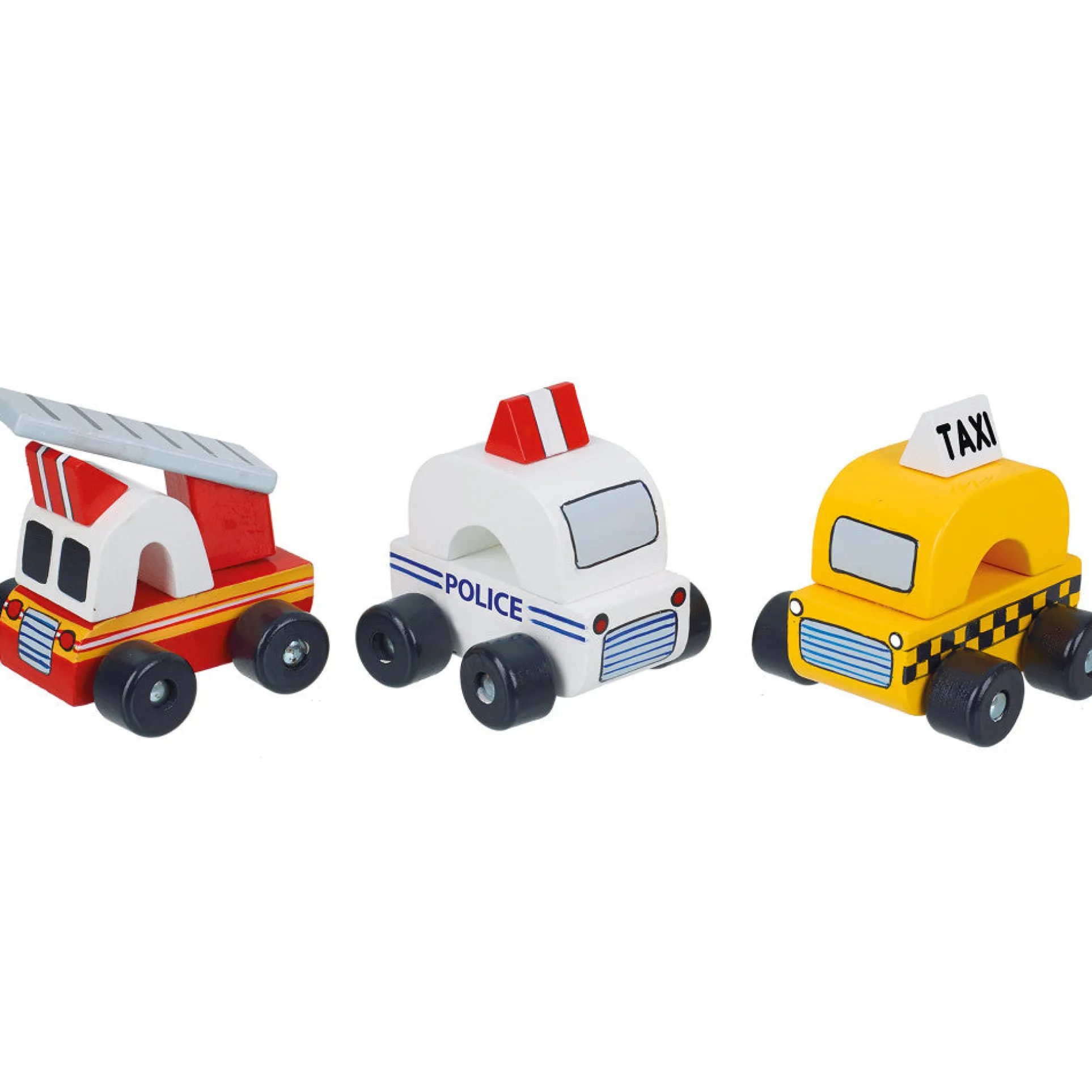 Orange Tree Toys New York Themed First Trucks Set for Toddlers