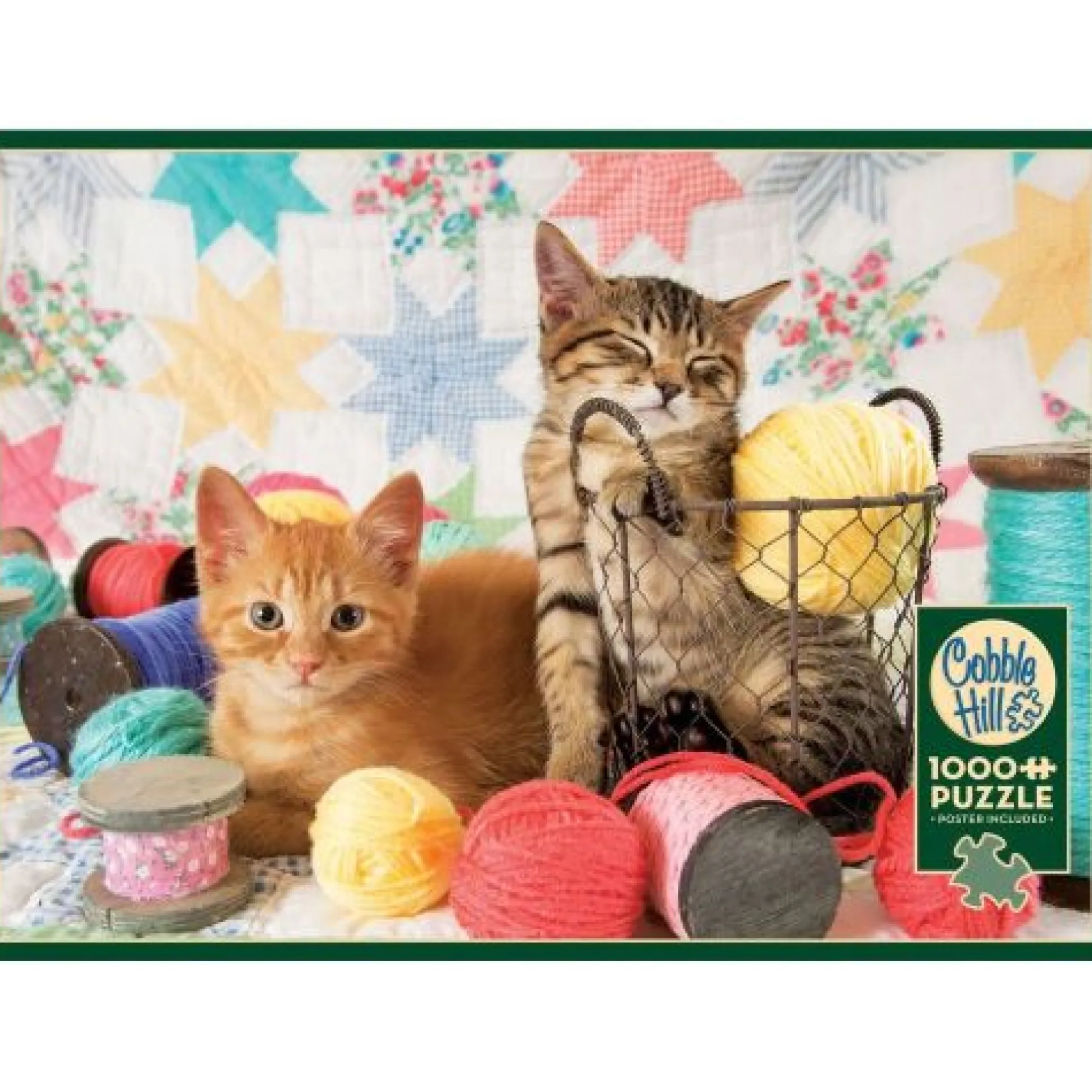 Outset Media Balls of Fluff Kittens & Yarn Jigsaw Puzzle - 1000 pc