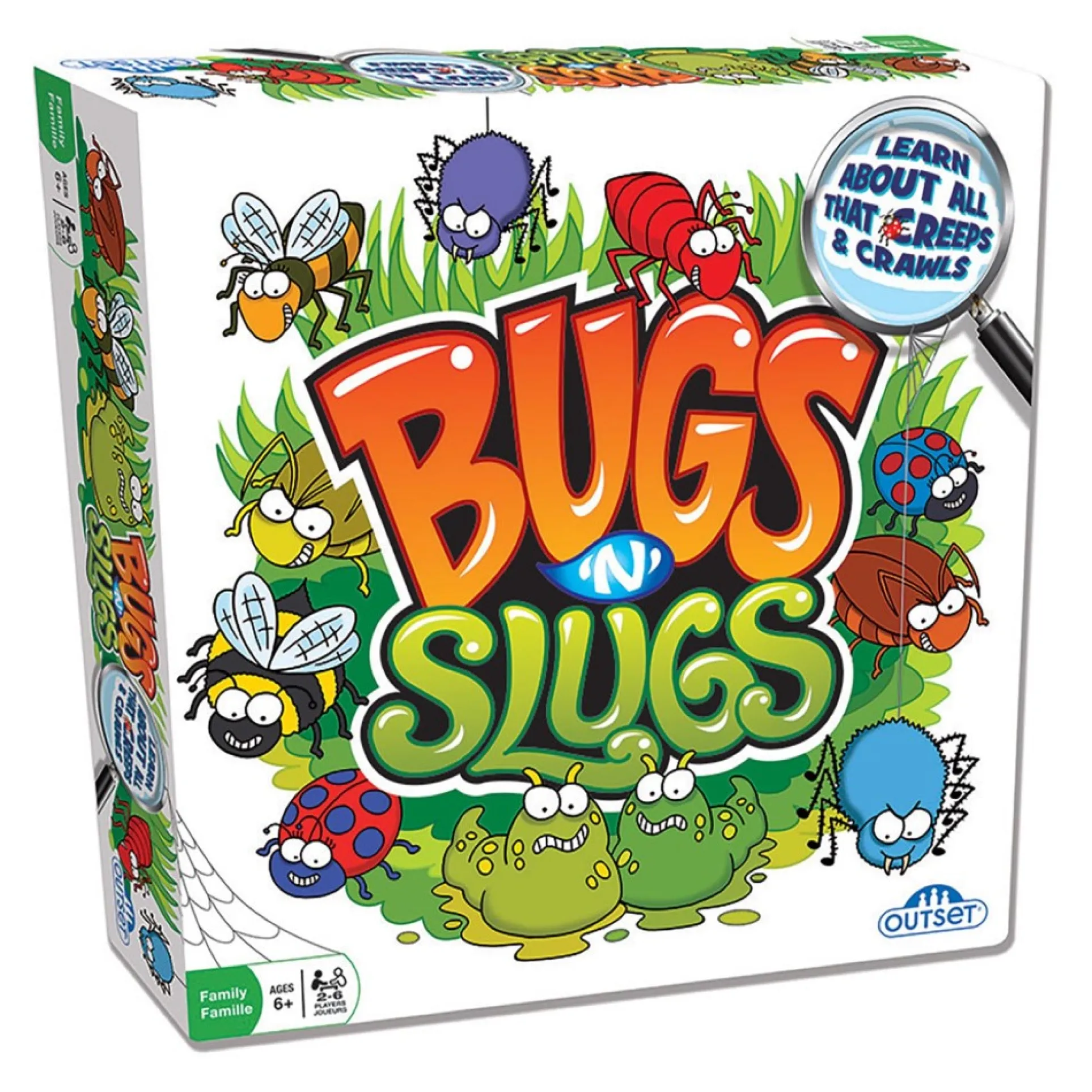 Outset Media Bugs N' Slugs Learning Board Game
