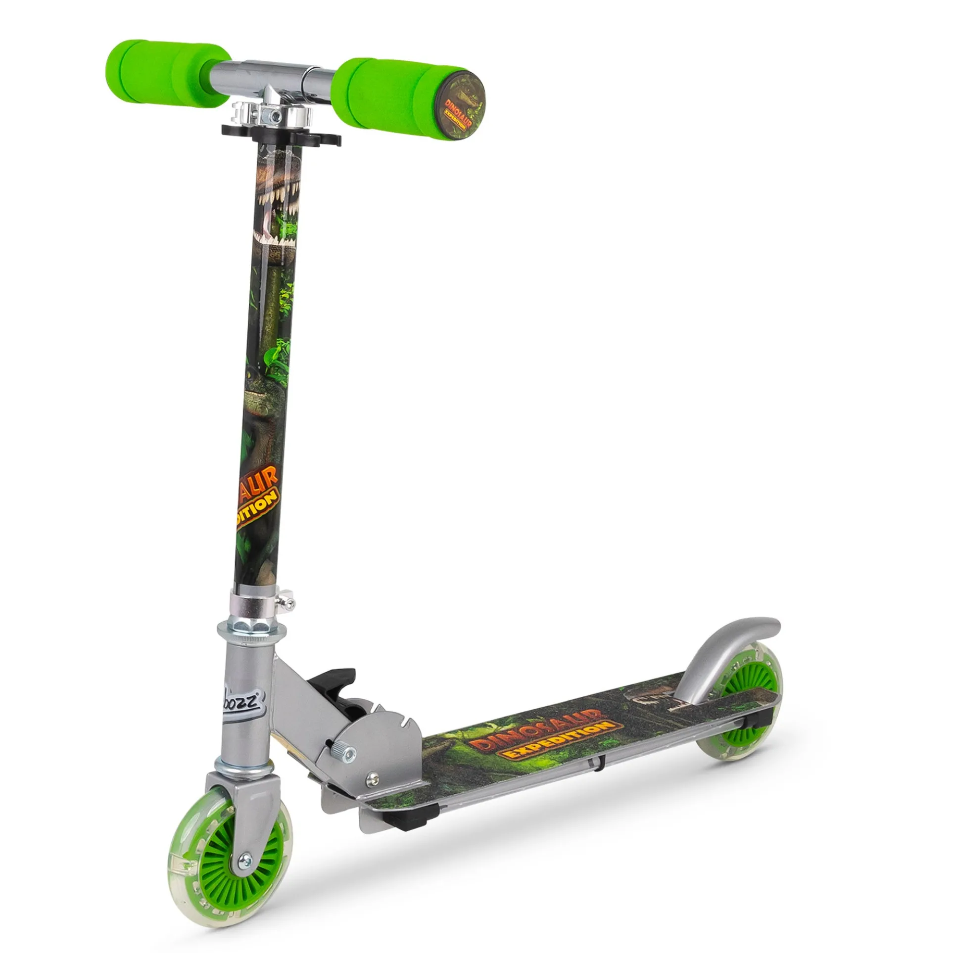 Ozbozz Dinosaur Flashing Scooter with Light-Up Wheels