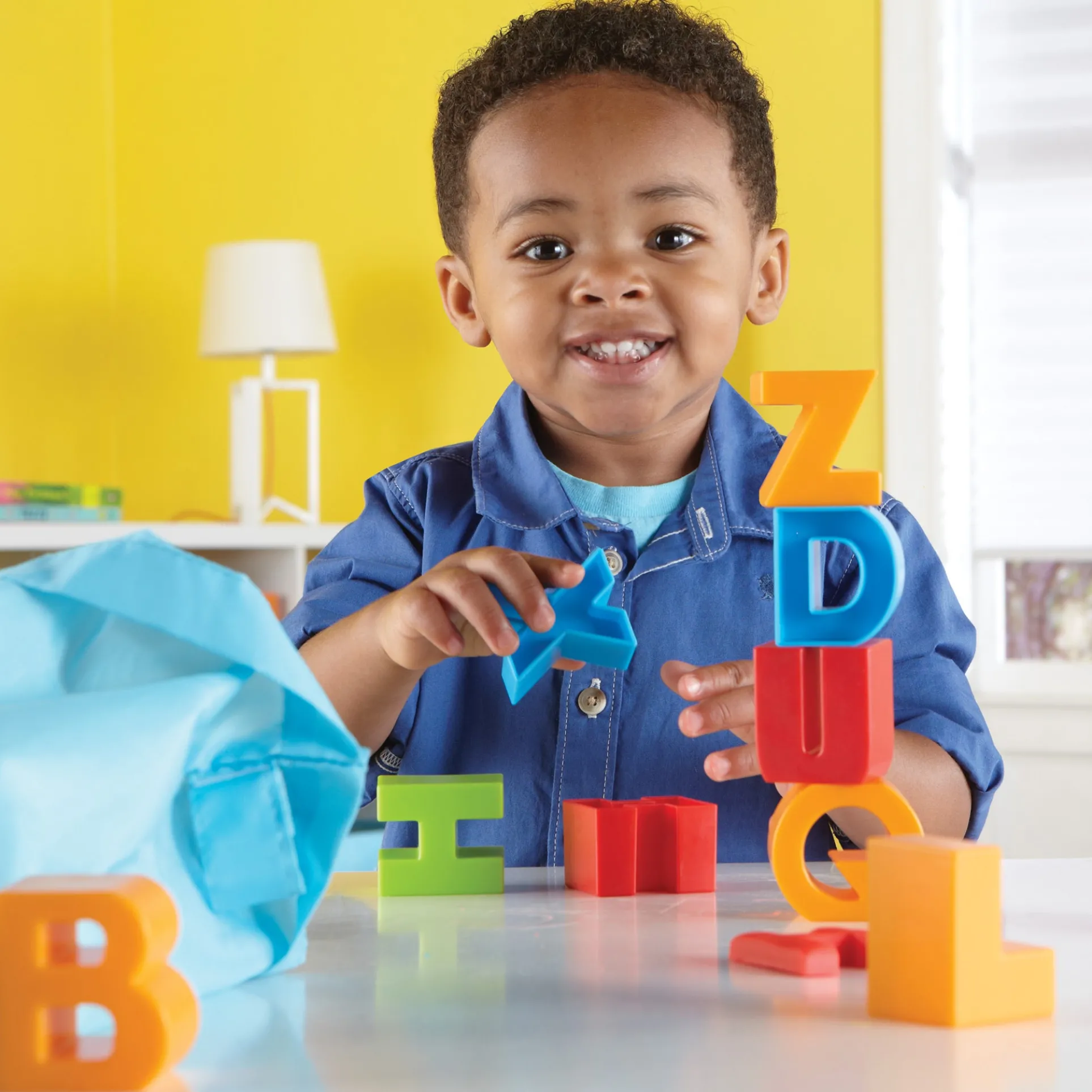 Learning Resources Alphabet Letter Blocks - Educational Set of 36
