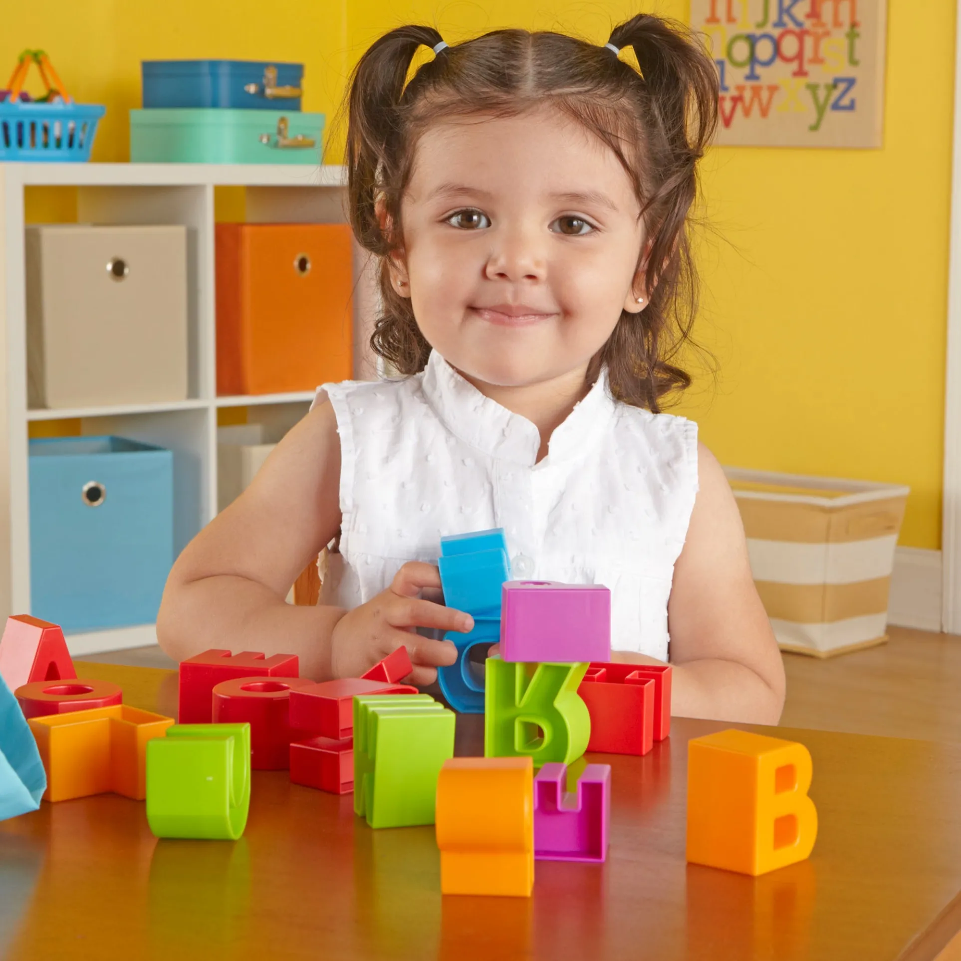 Learning Resources Alphabet Letter Blocks - Educational Set of 36