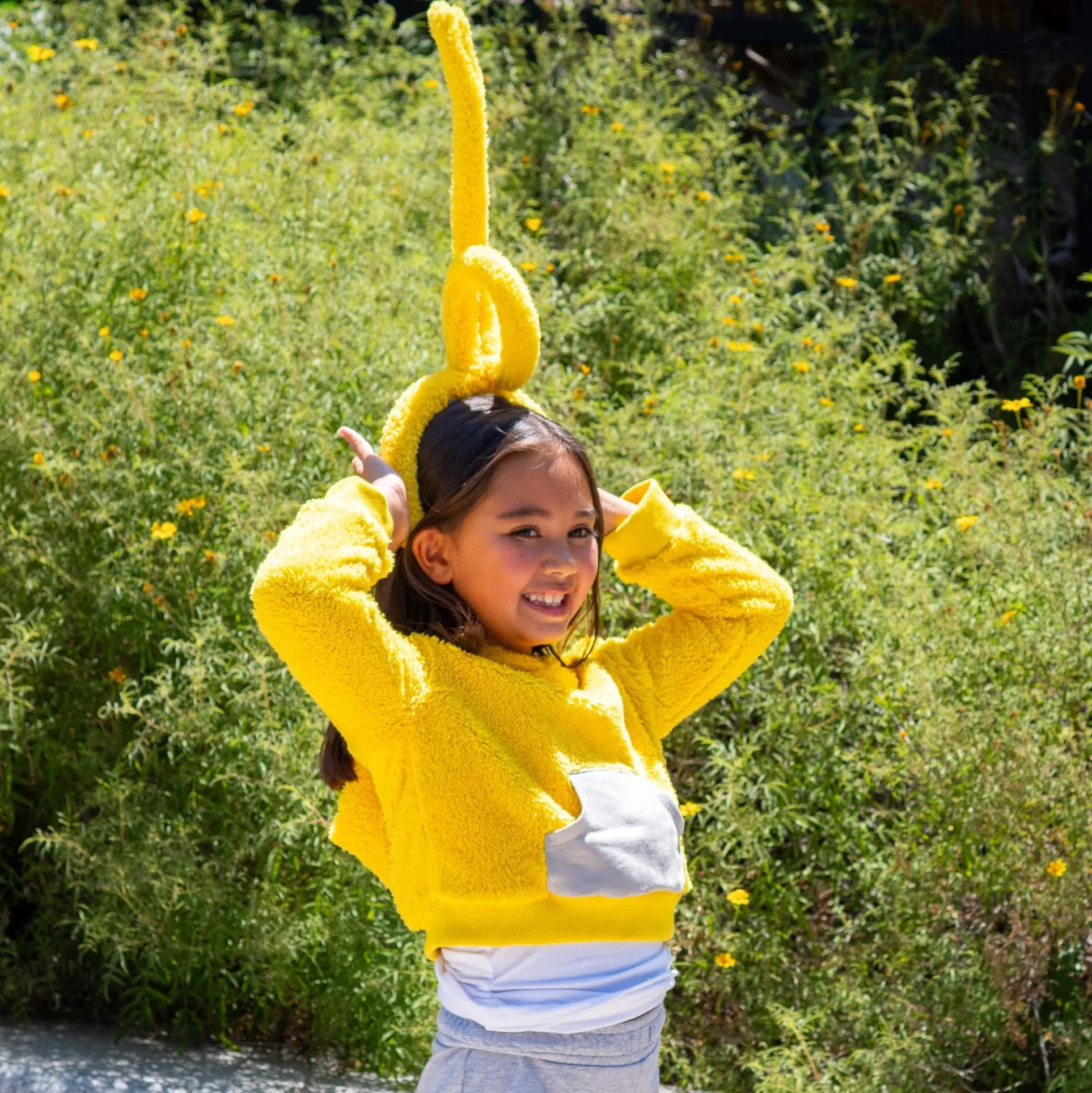 Teletubbies Premium Laa Laa Pullover Child Hoodie - Size 5/6