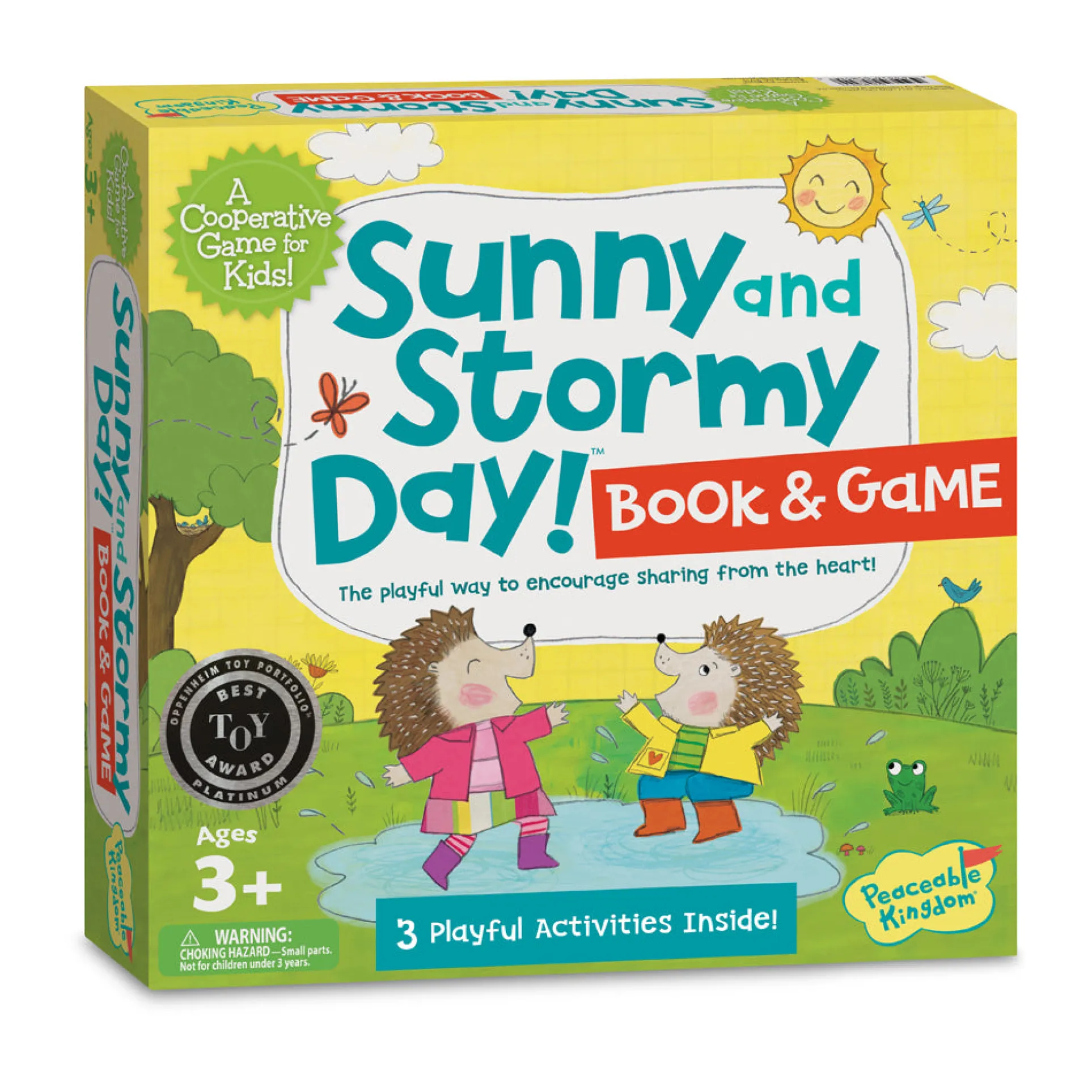 Peaceable Kingdom Sunny and Stormy Day! Emotional Learning Book & Game Set