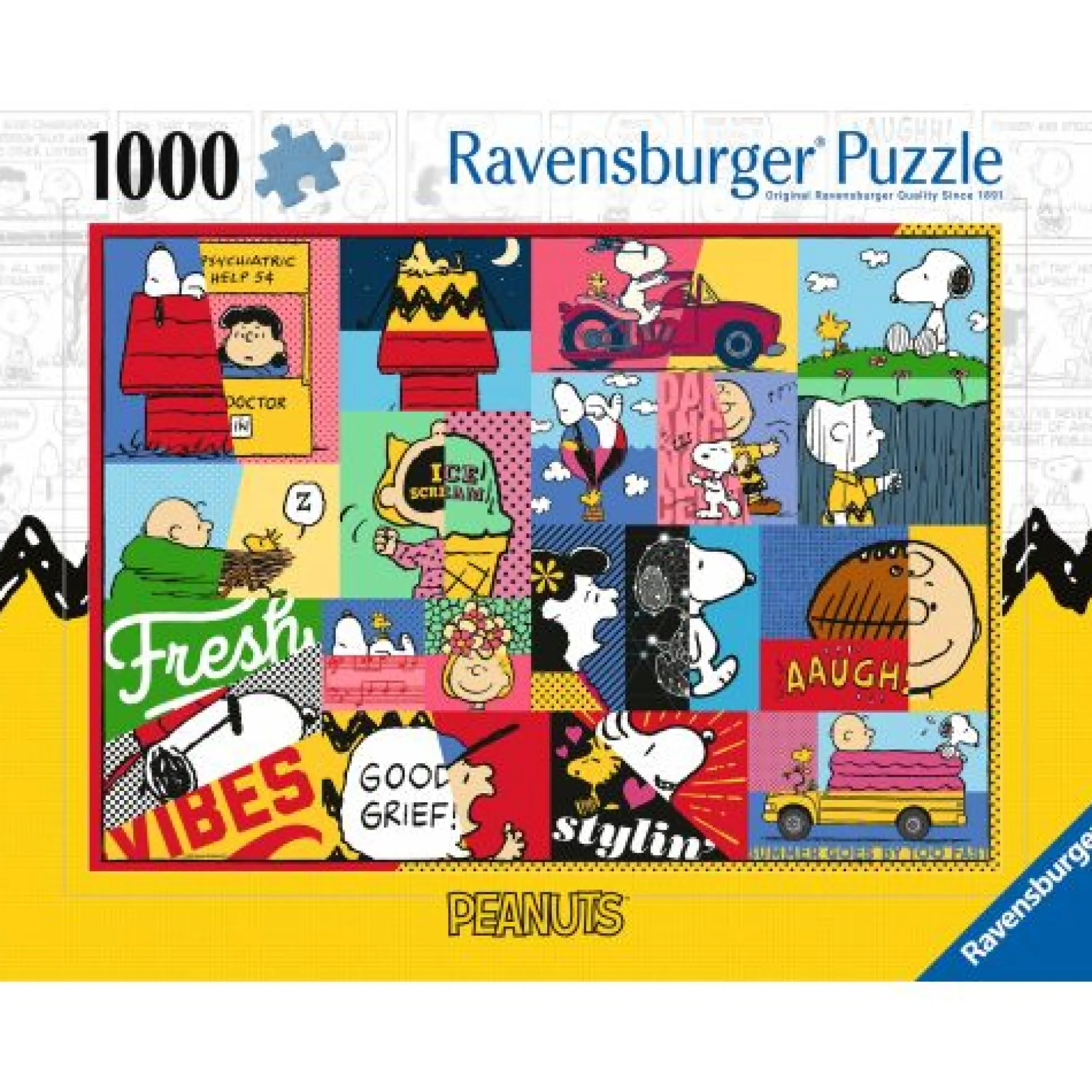 Peanuts Moments Collage Movies & TV Jigsaw Puzzle - 1000 pc