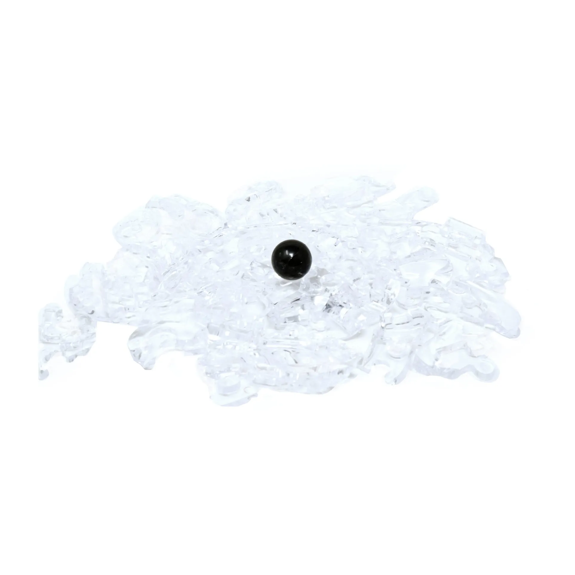 Pearlescent Wonder 3D Crystal Puzzle - Enigmatic Shell Design