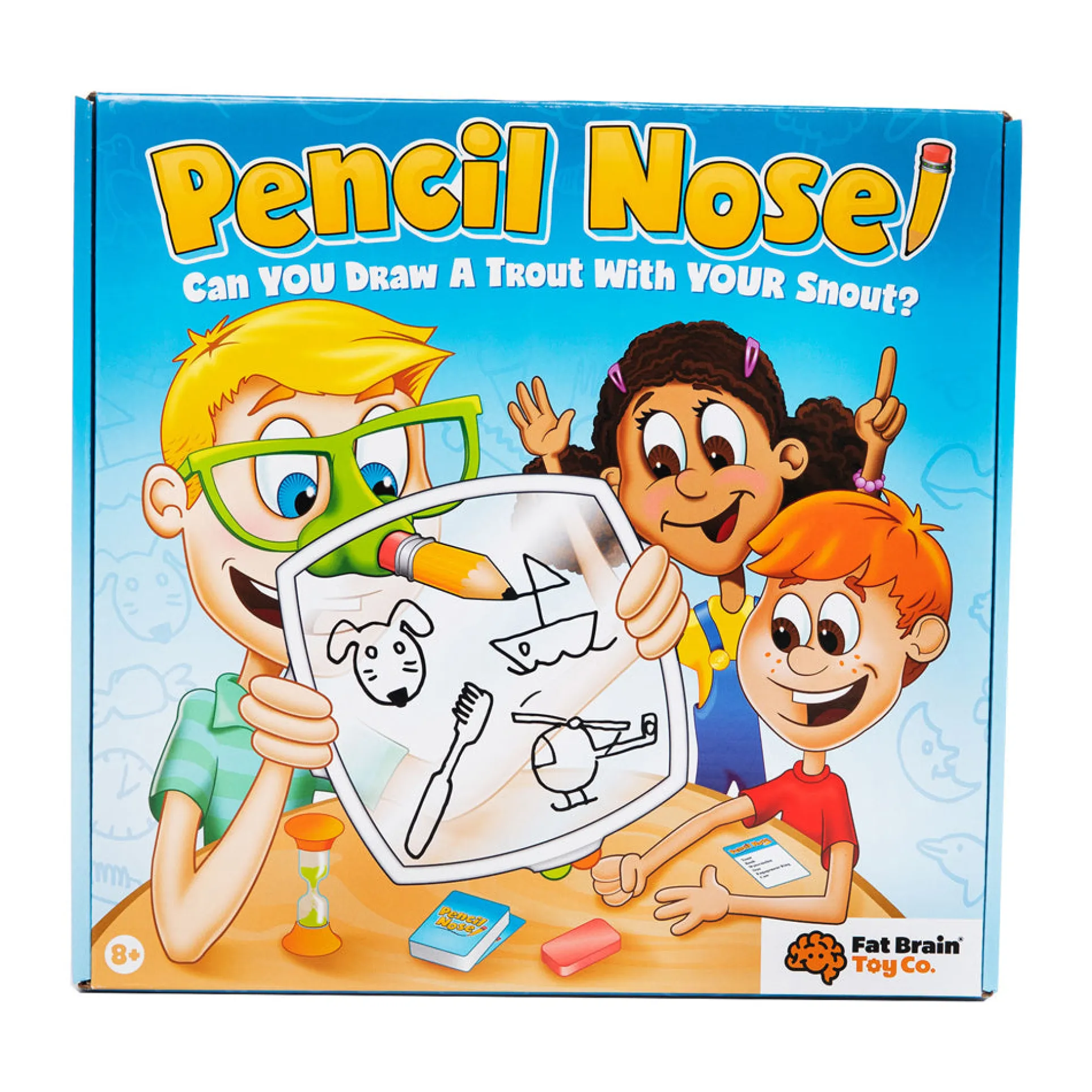 Pencil Nose Family Drawing Game by Fat Brain Toy Co.