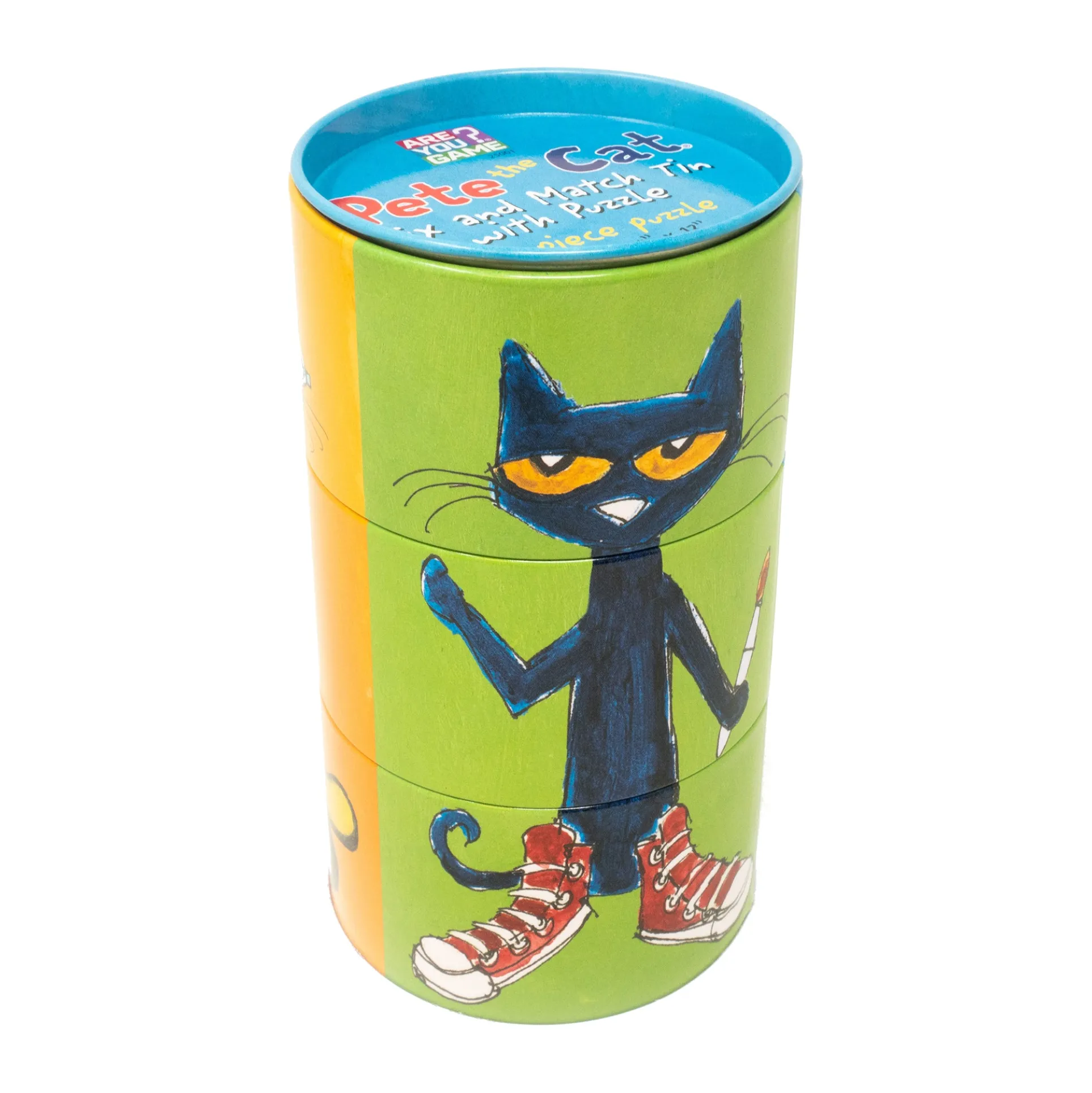 Pete the Cat Mix and Match 24-Piece Tin Puzzle
