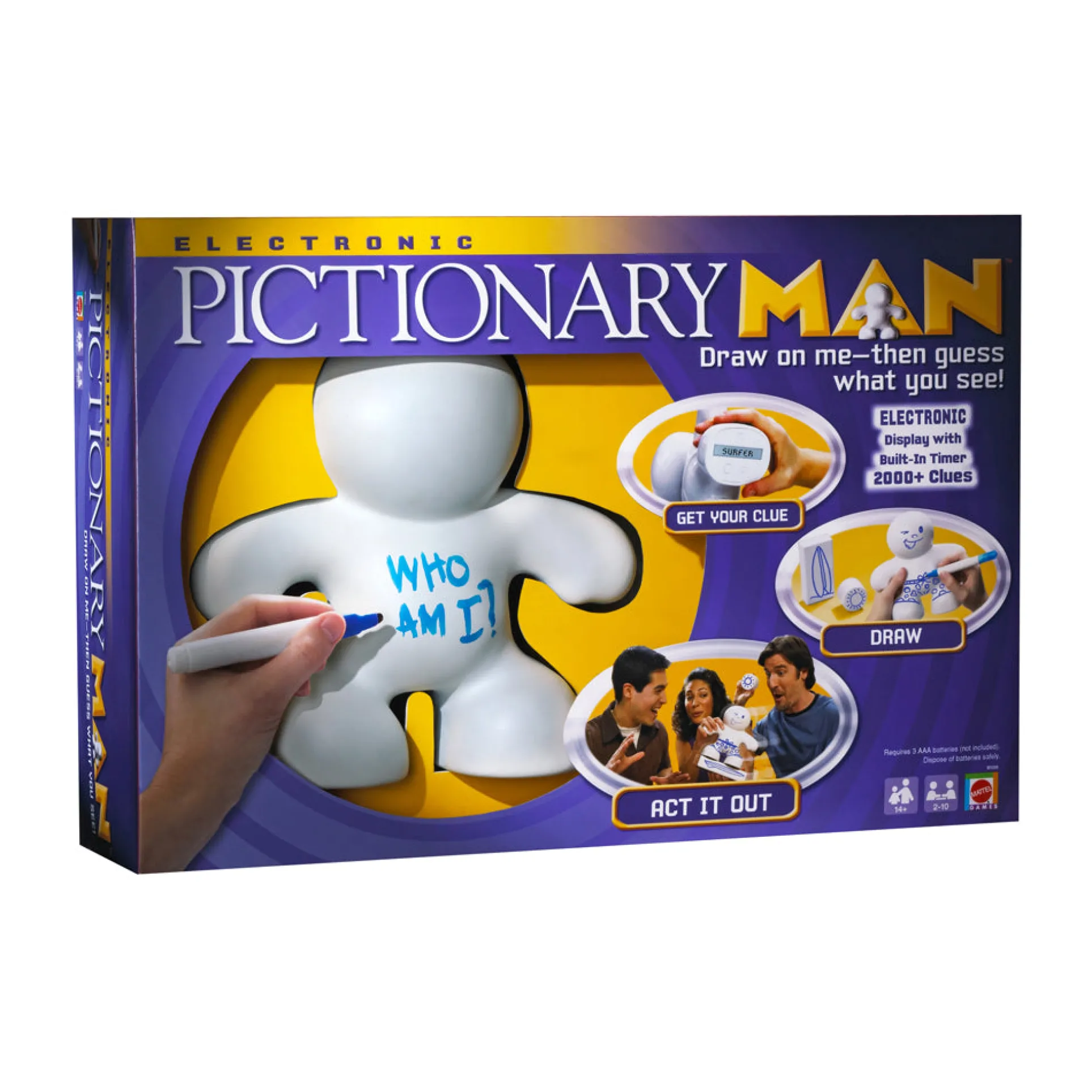 Pictionary Man Double Draw Party Game by Mattel