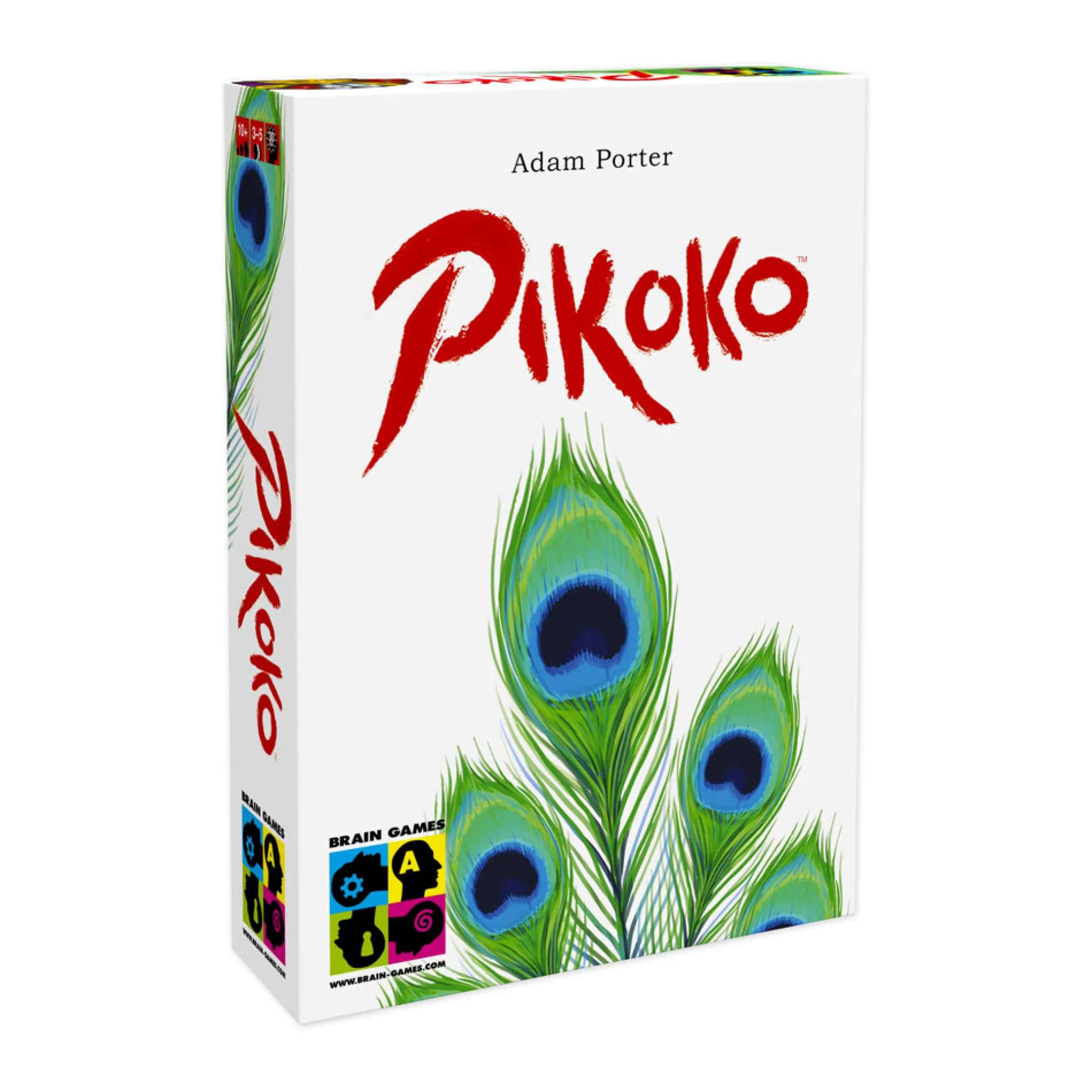 Pikoko Peacock-Themed Trick-Taking Card Game by Brain Games