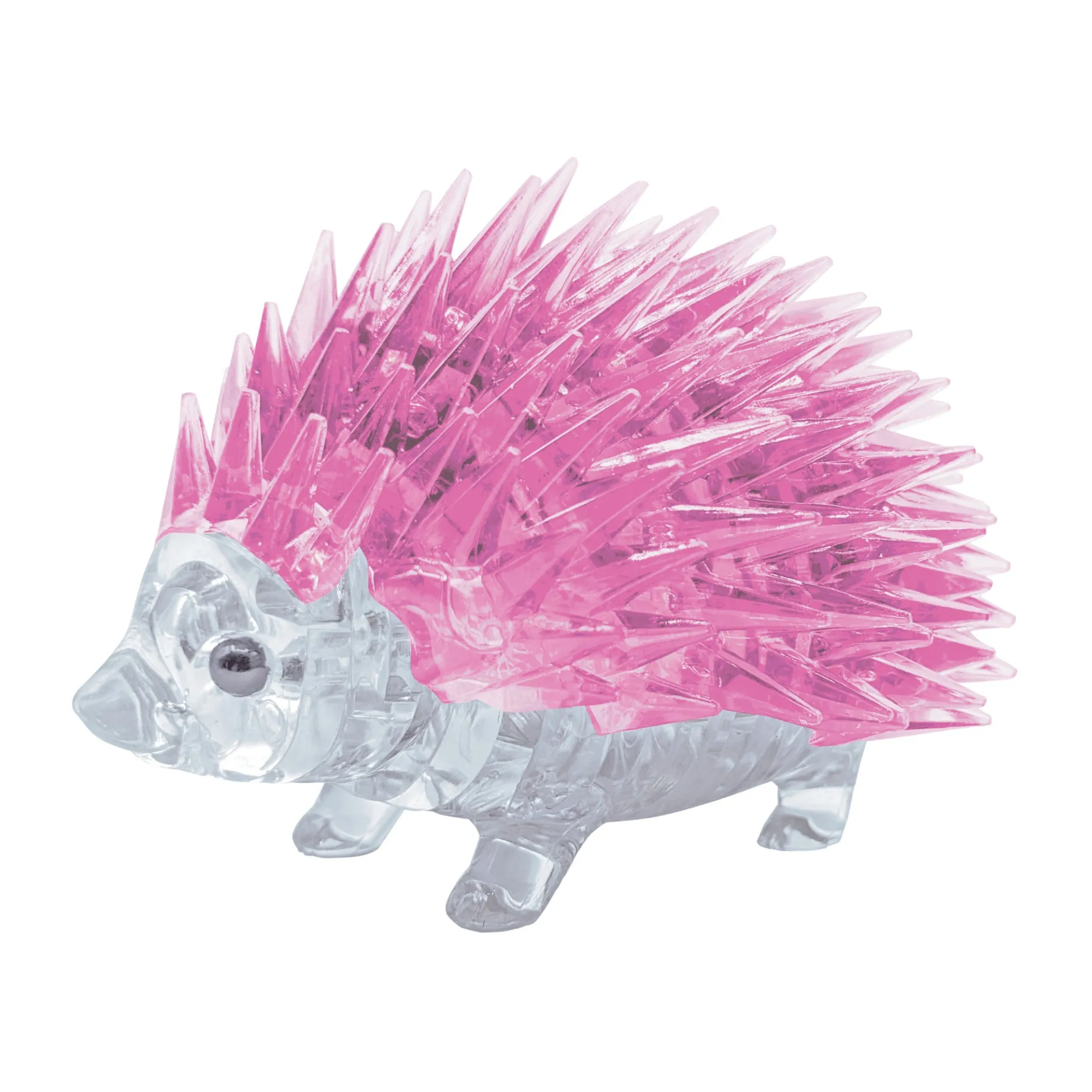 Pink Hedgehog 3D Crystal Puzzle - 55 Pieces