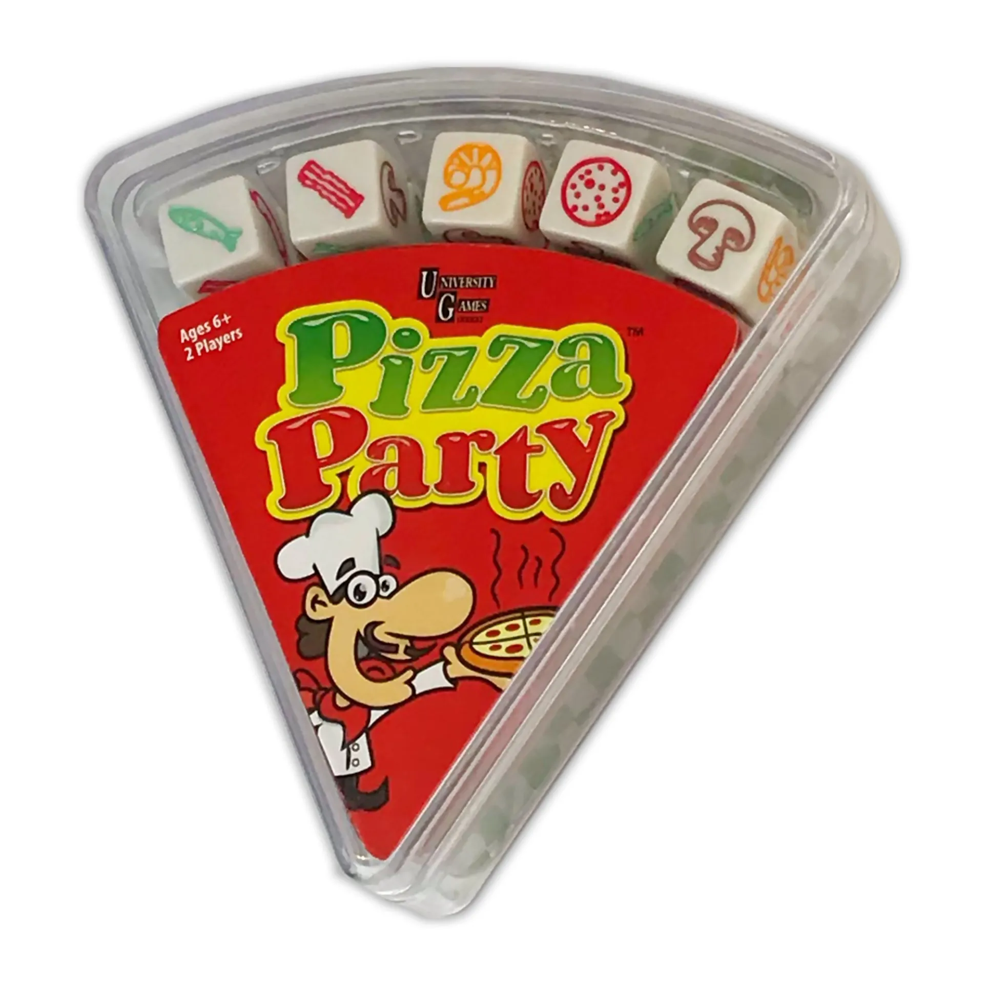 Pizza Party Dice-Tossing Topping Matching Game