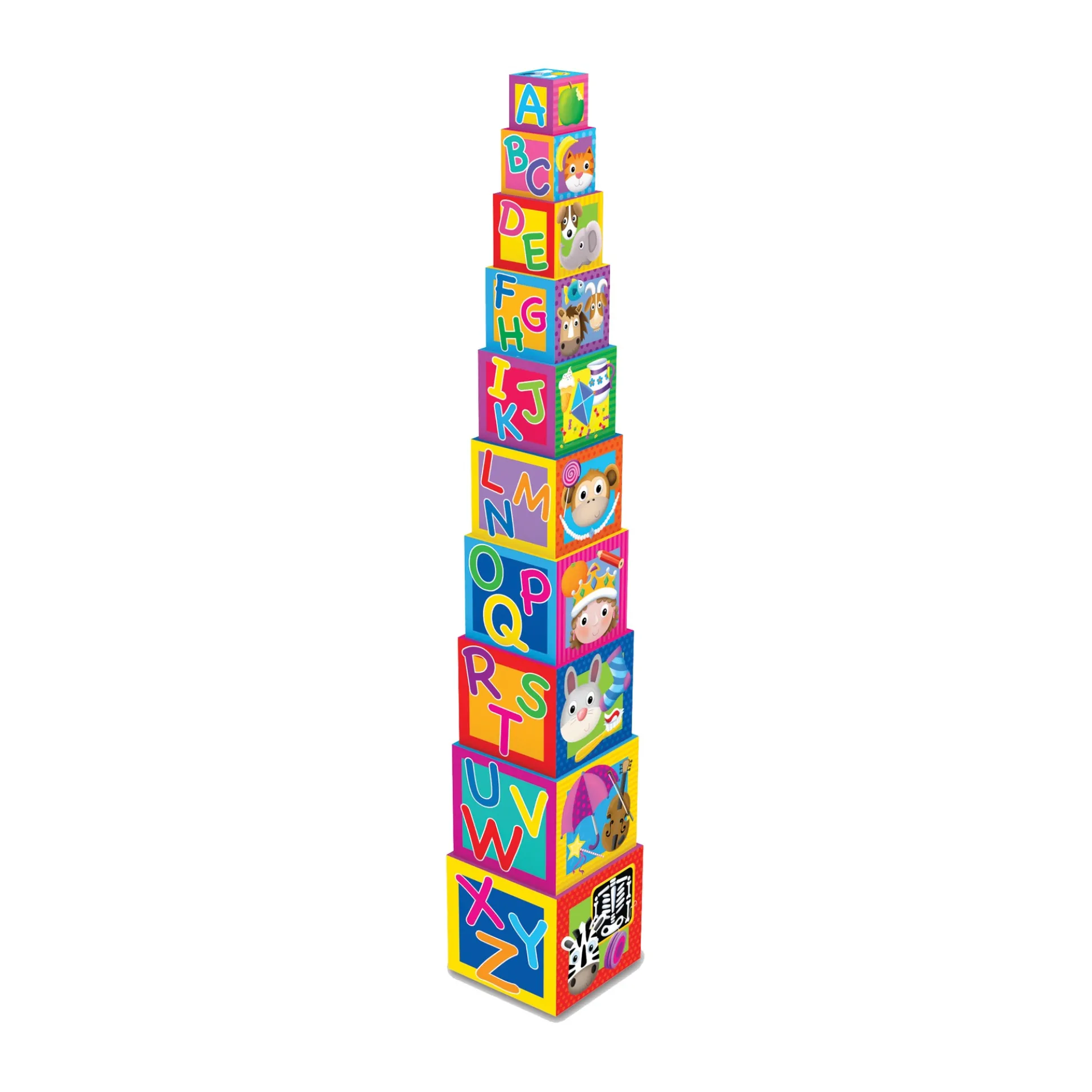 Play & Learn - Colorful Stacking Cubes for Early Learning