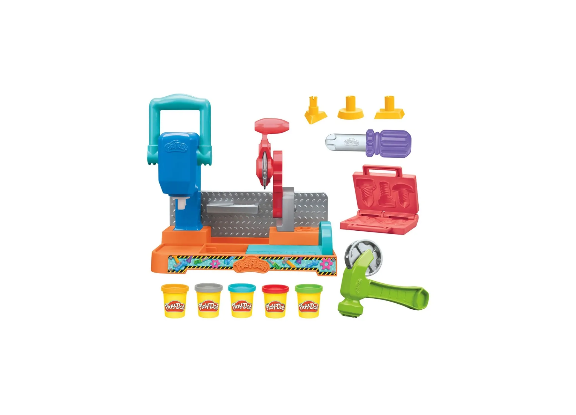 Play-Doh Stamp N Saw Tool Bench Creativity Set