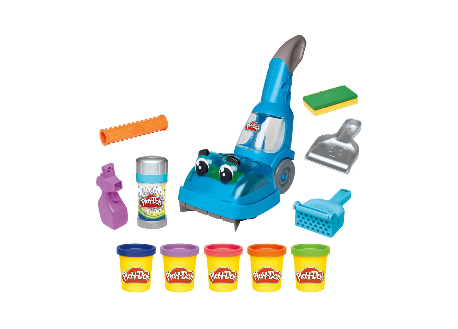 Play-Doh Zoom Zoom Vacuum and Clean-up Set - Interactive Toy for Kids