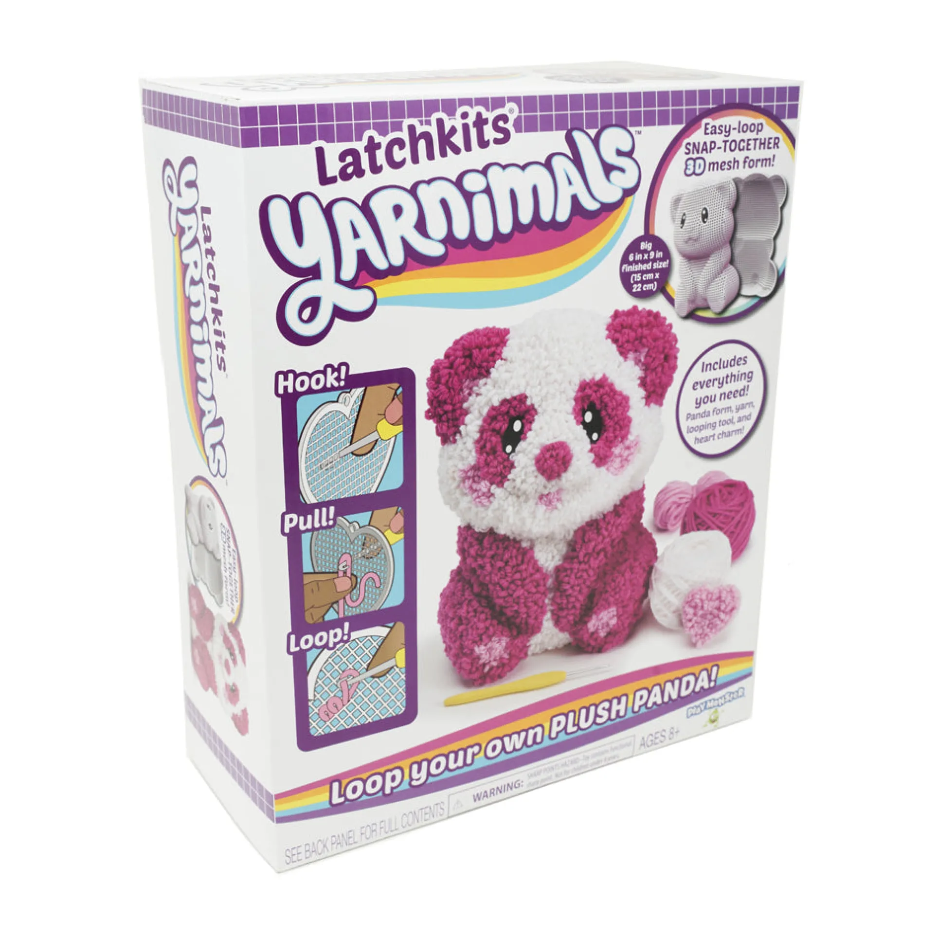 PlayMonster Latchkits Yarnimals 3D Panda Craft Kit