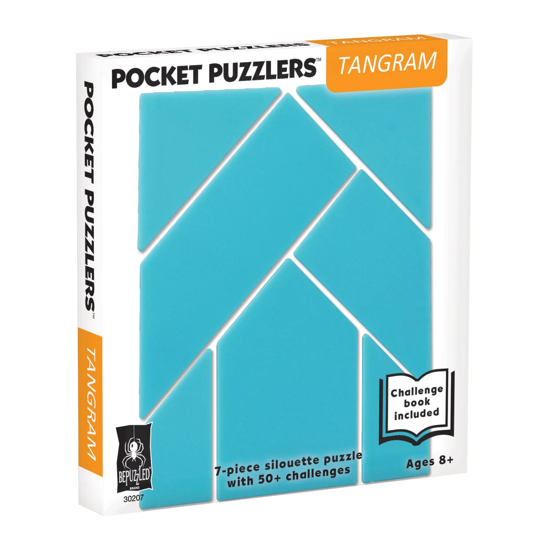 Pocket Puzzlers - Tangram Silhouette Puzzle Set - 7 pc