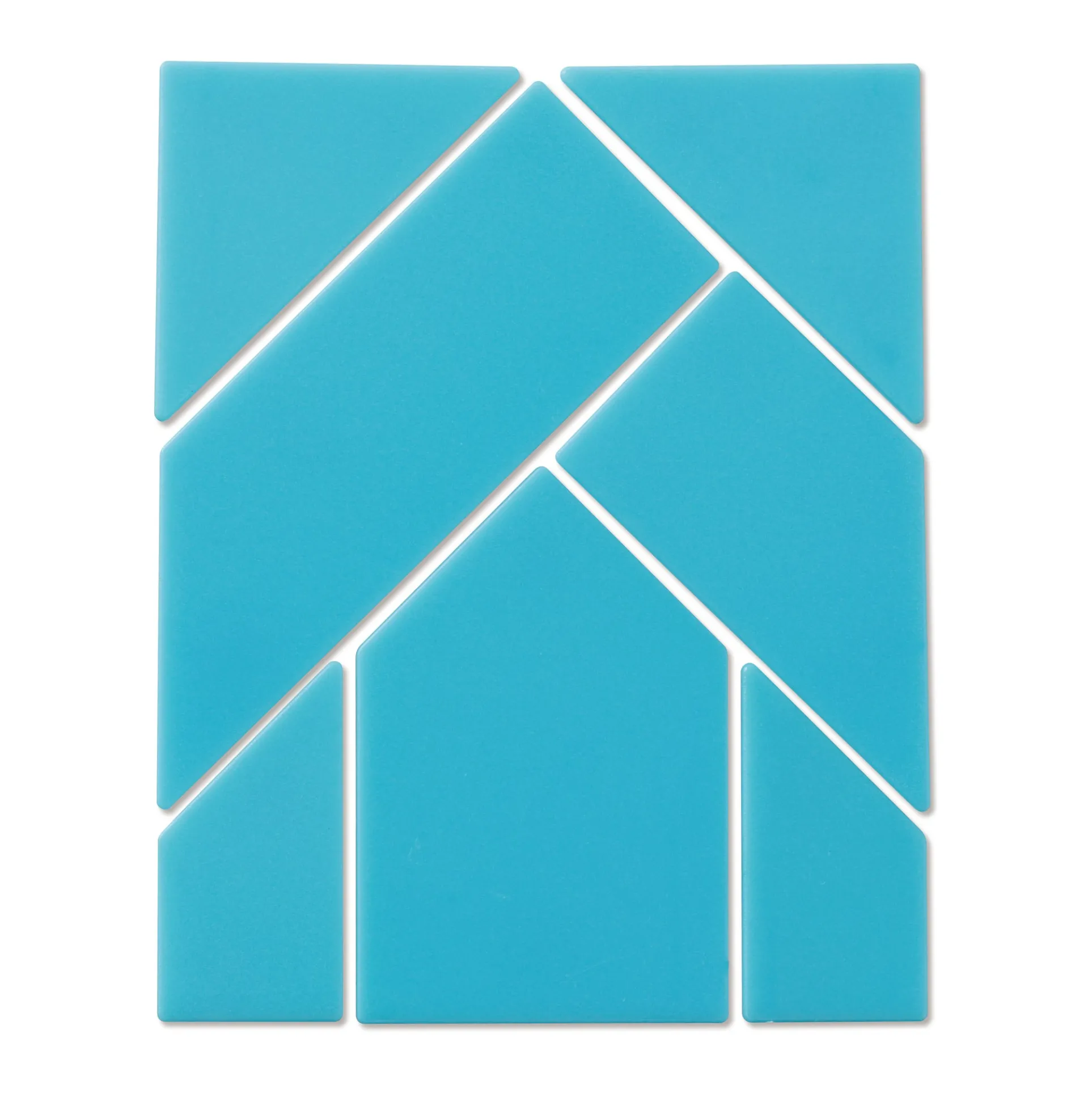 Pocket Puzzlers - Tangram Silhouette Puzzle Set - 7 pc