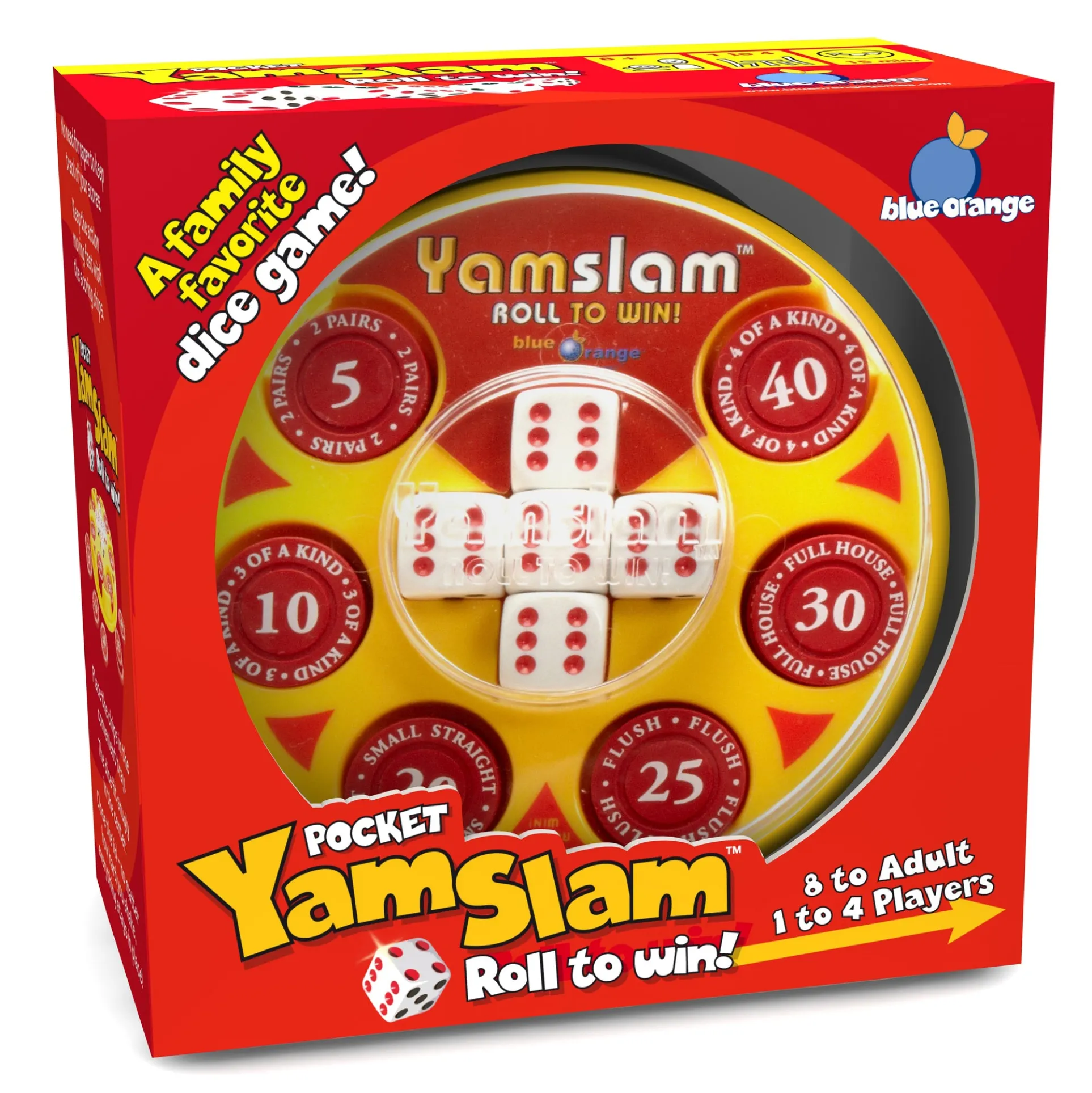 Pocket Yam Slam Travel Dice Game - Compact Strategy Game Tin Edition