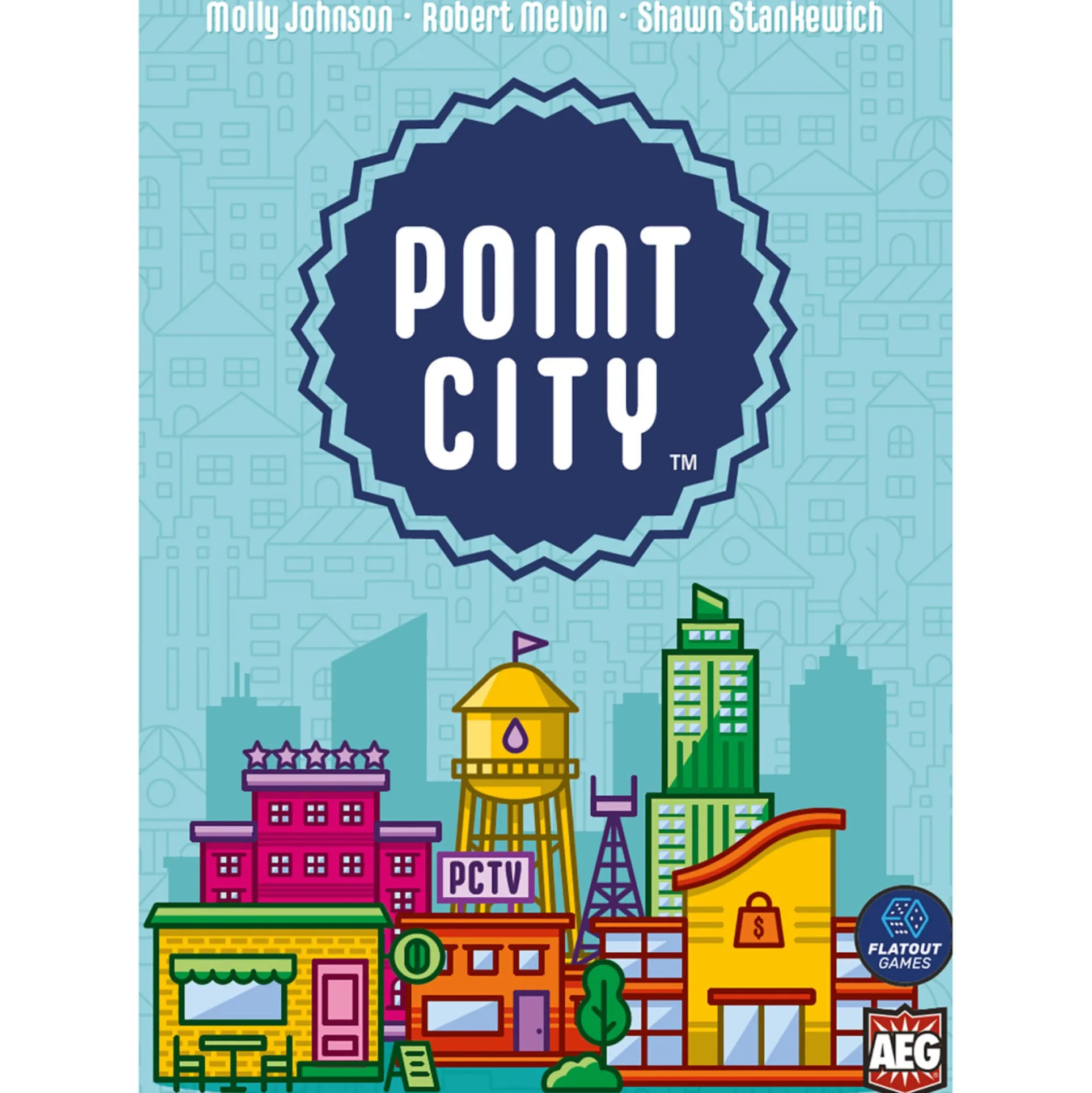 Point City - AEG Family Card Drafting and City Building Game
