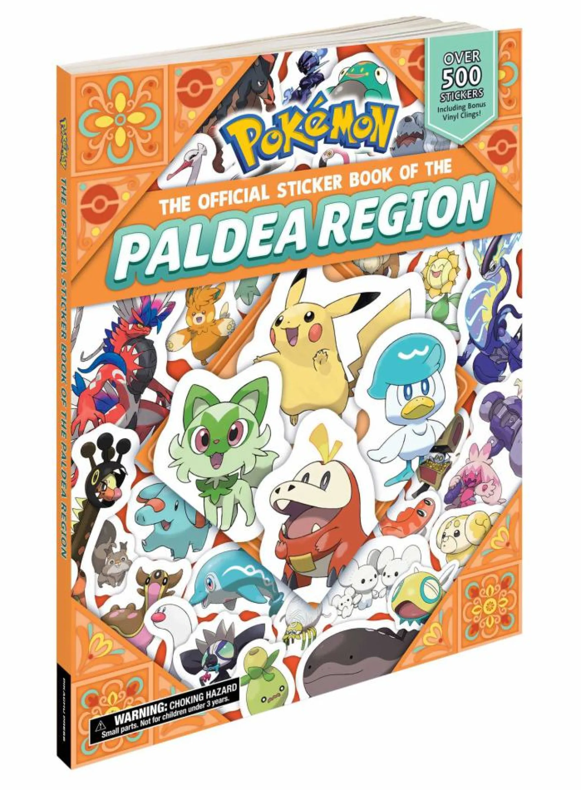 Pokemon Paldea Region Official Sticker Adventure Book