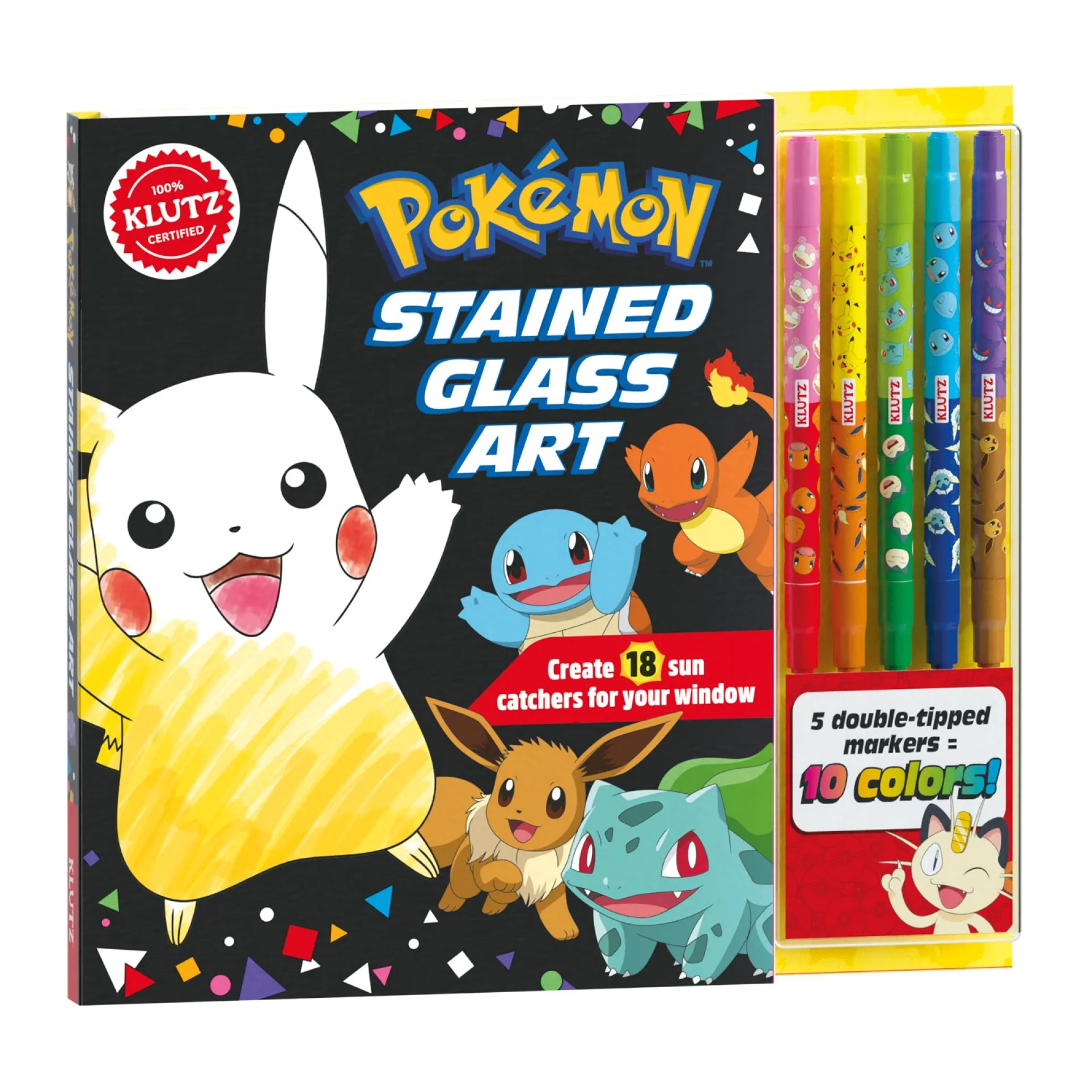 Pokemon Stained Glass Art Coloring Kit