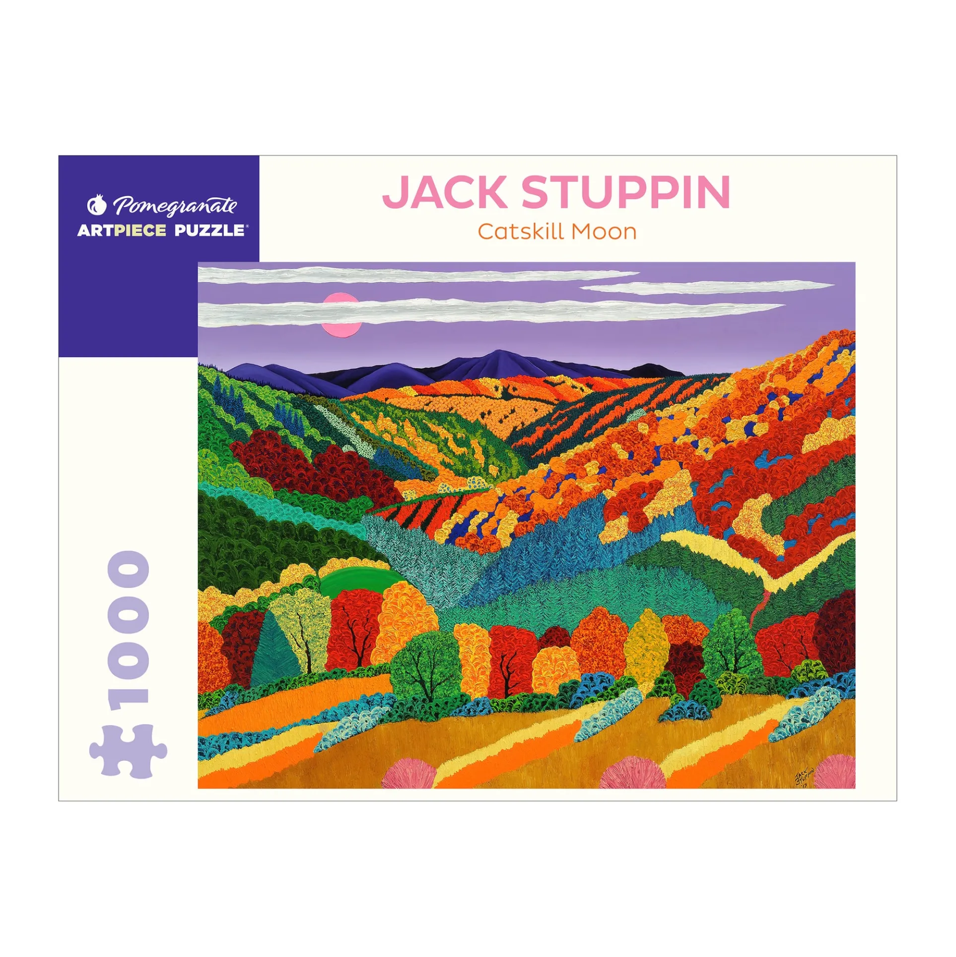 Pomegranate Jack Stuppin Catskill Moon Art Puzzle - 1000 pc